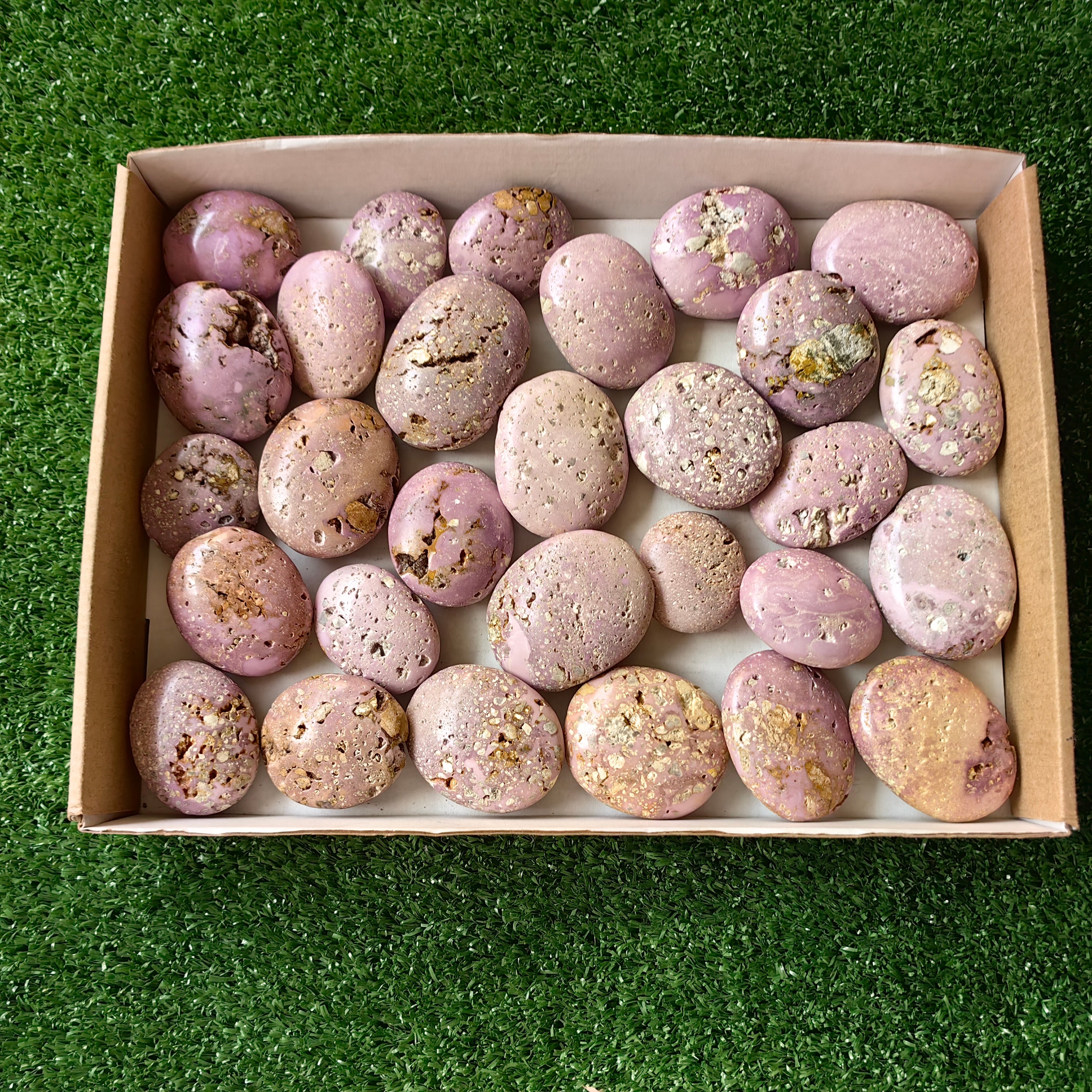 29 pc phosphosiderite drusy palms