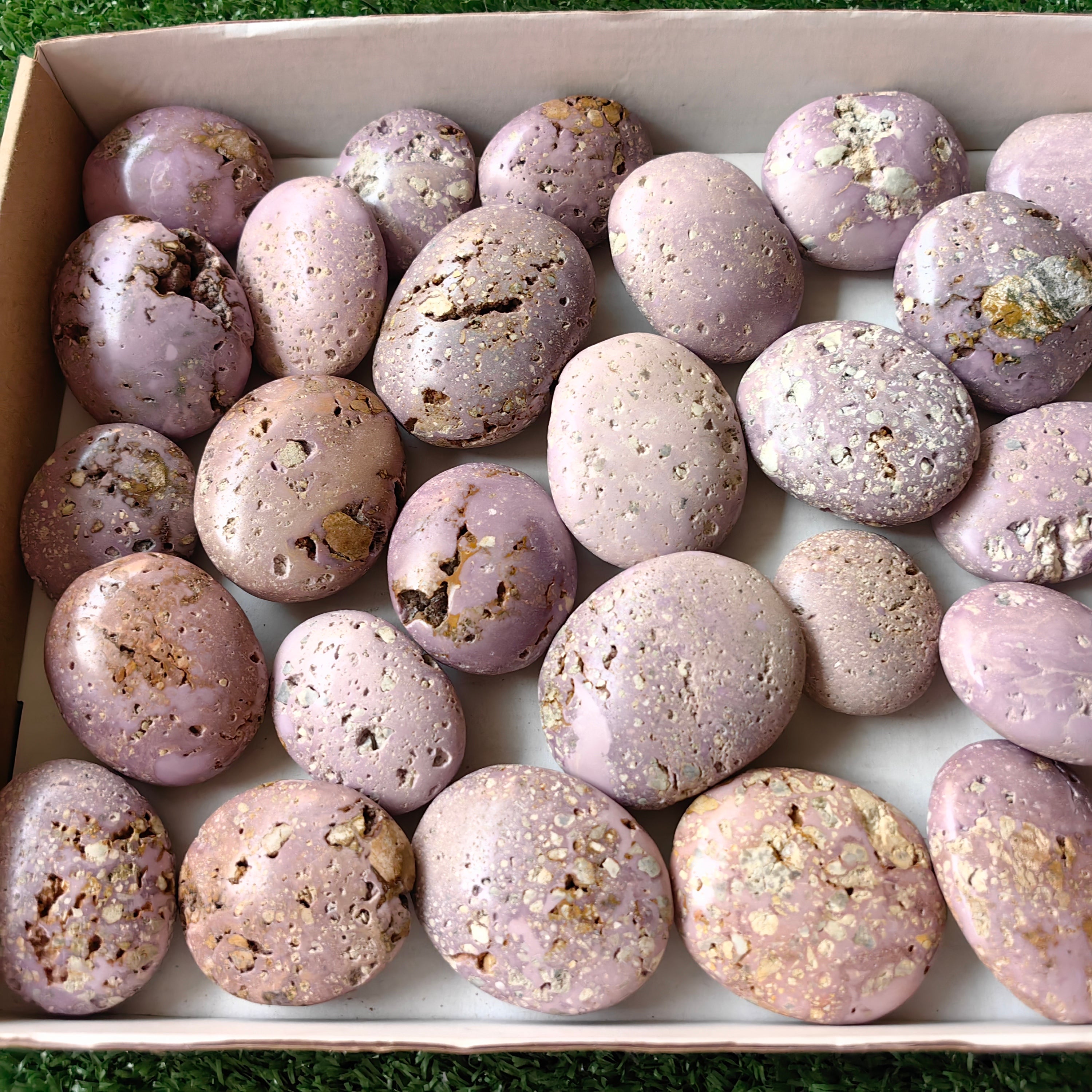 29 pc phosphosiderite drusy palms