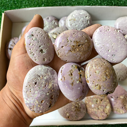 29 pc phosphosiderite drusy palms