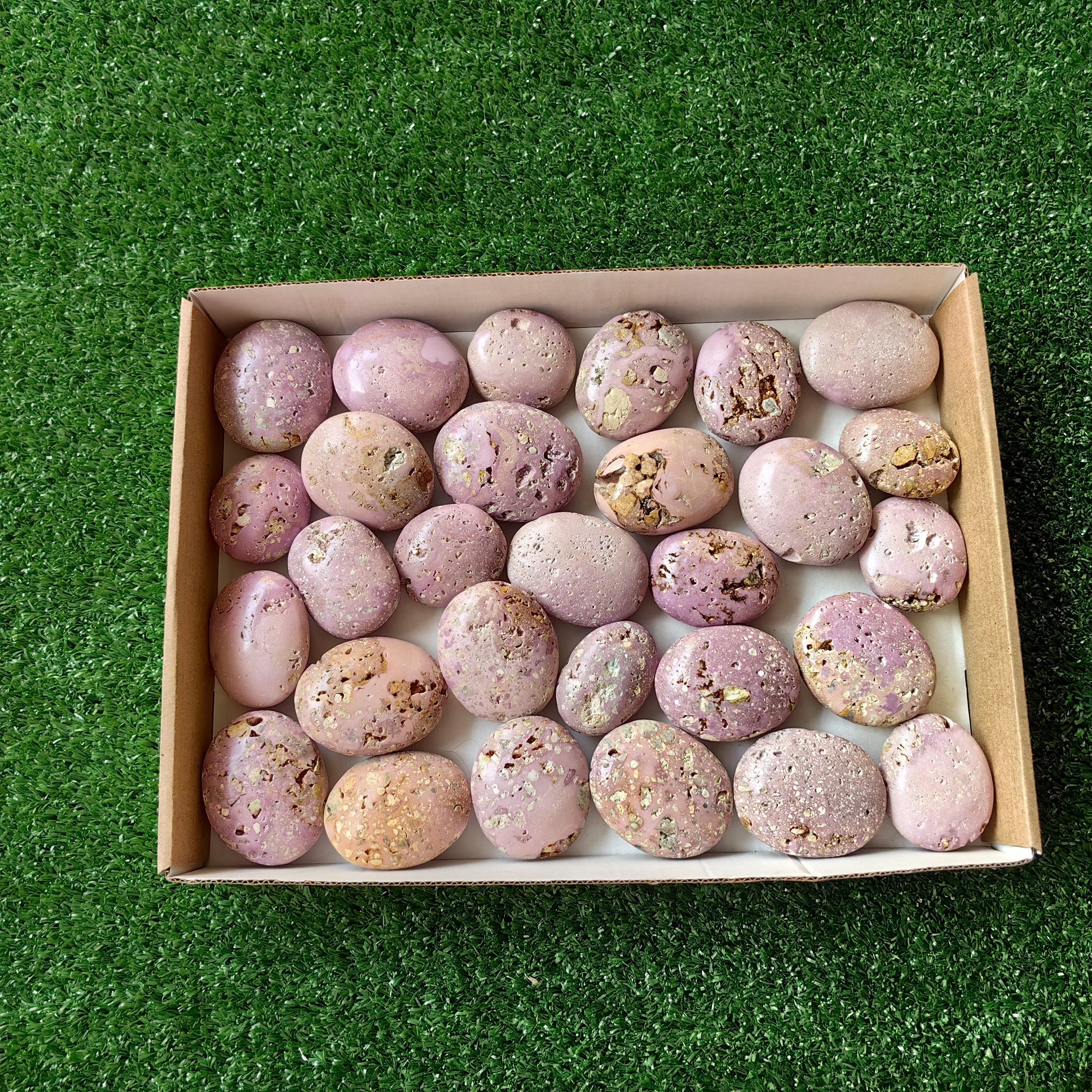 29 pc phosphosiderite drusy palms