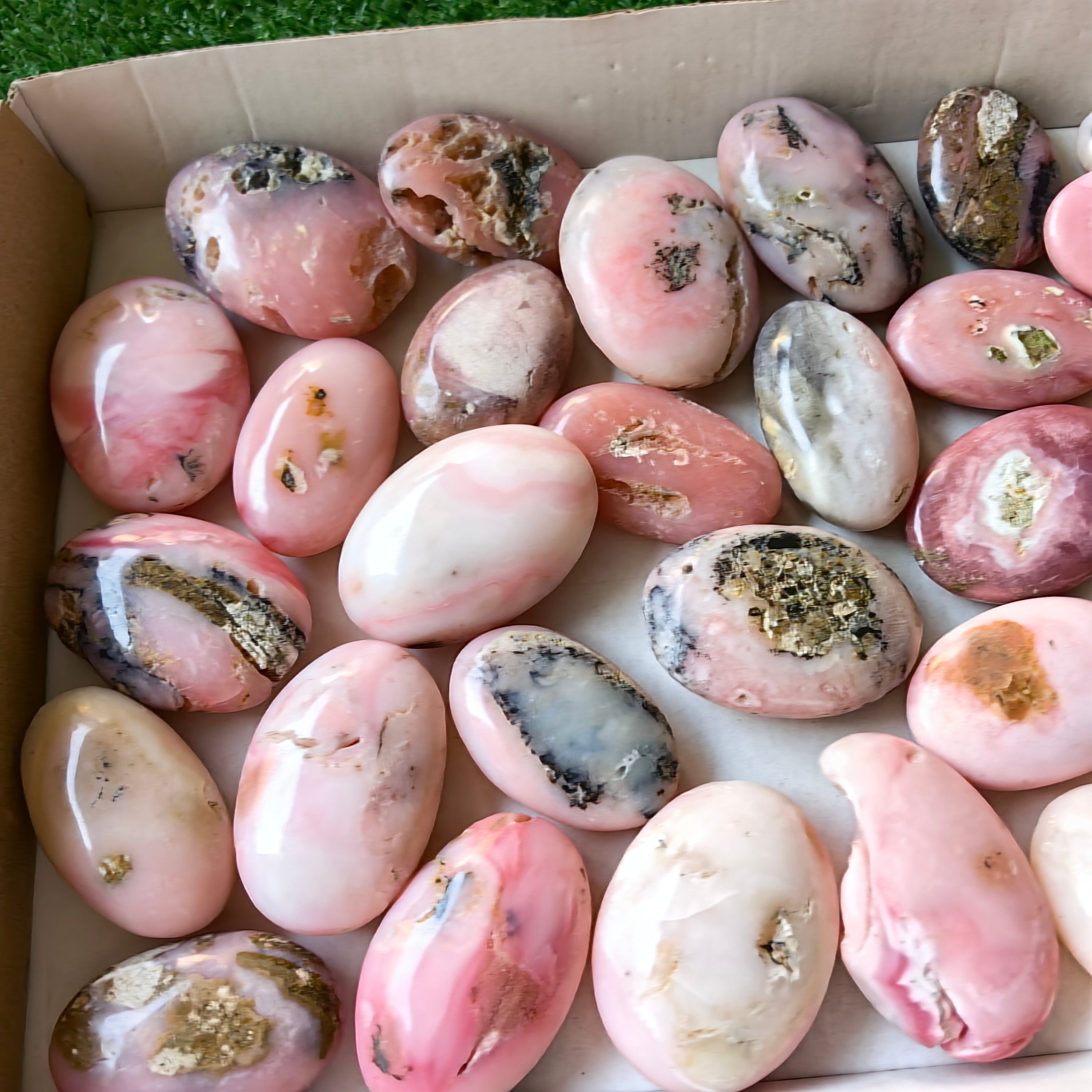 30 pc pink opal palms