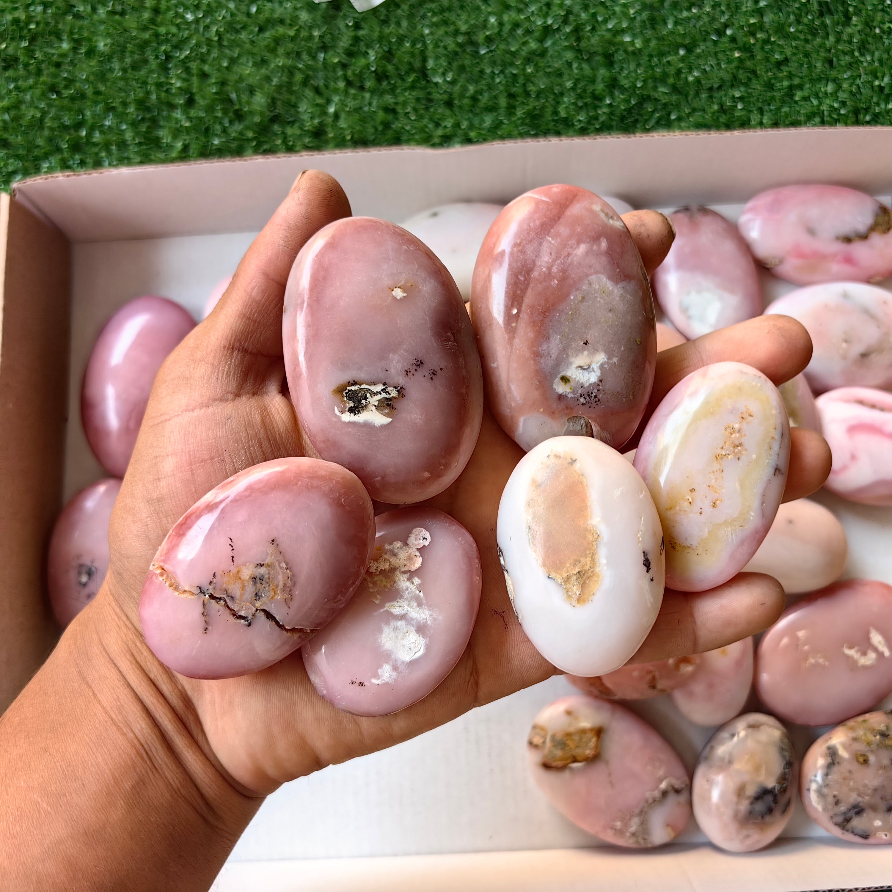 32 pc pink opal palms