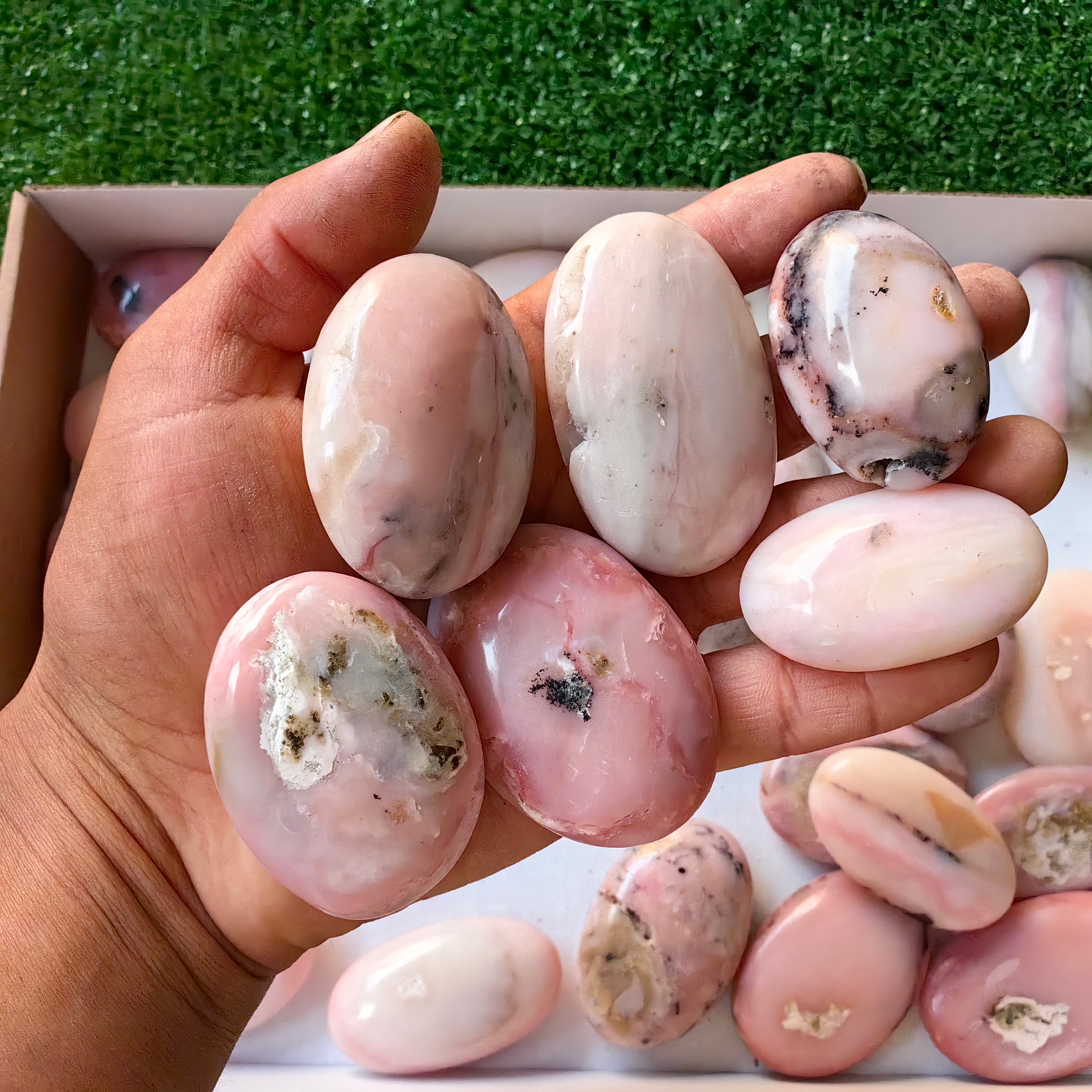 30 pc pink opal palms