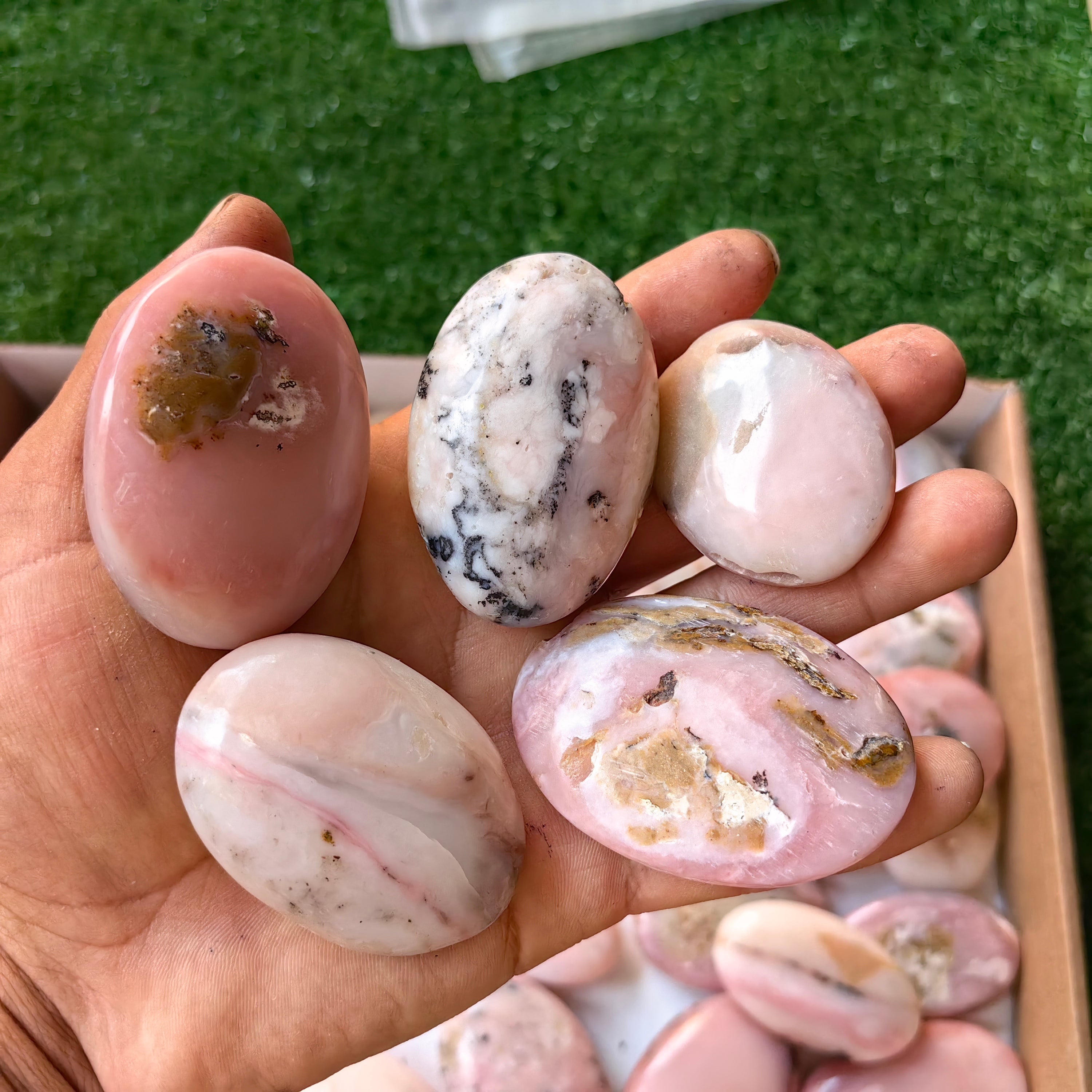 30 pc pink opal palms