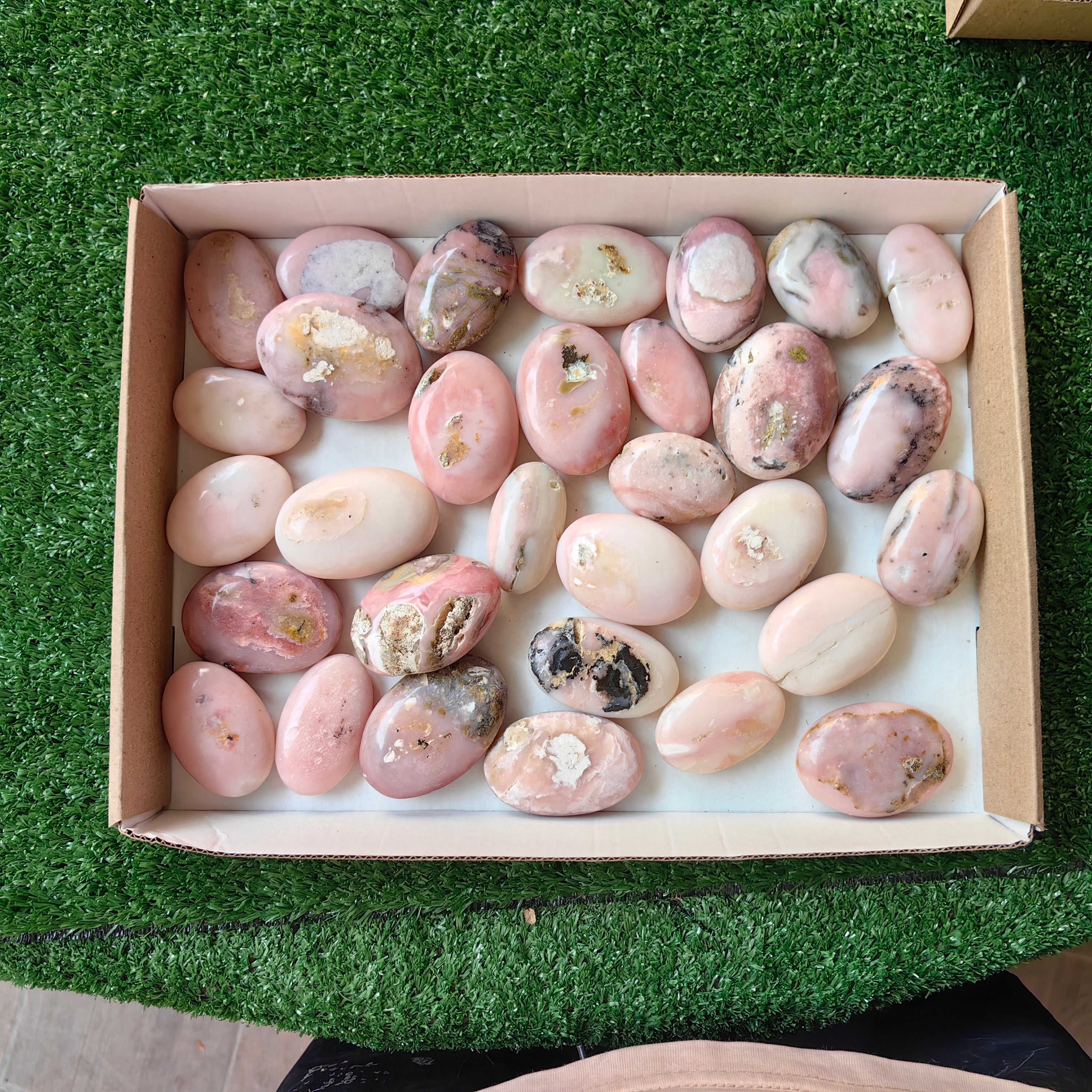 31 pc pink opal palms