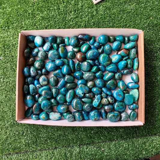 2 kg tumbled chrysocolla Peru