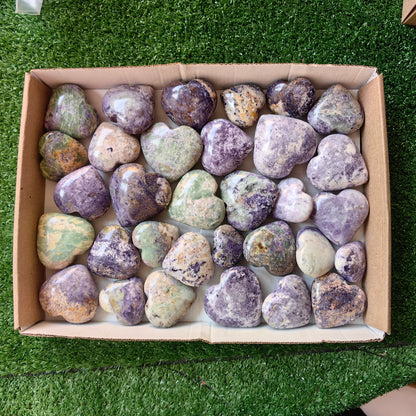 32pc bolivianite hearts
