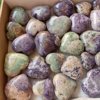 32pc bolivianite hearts
