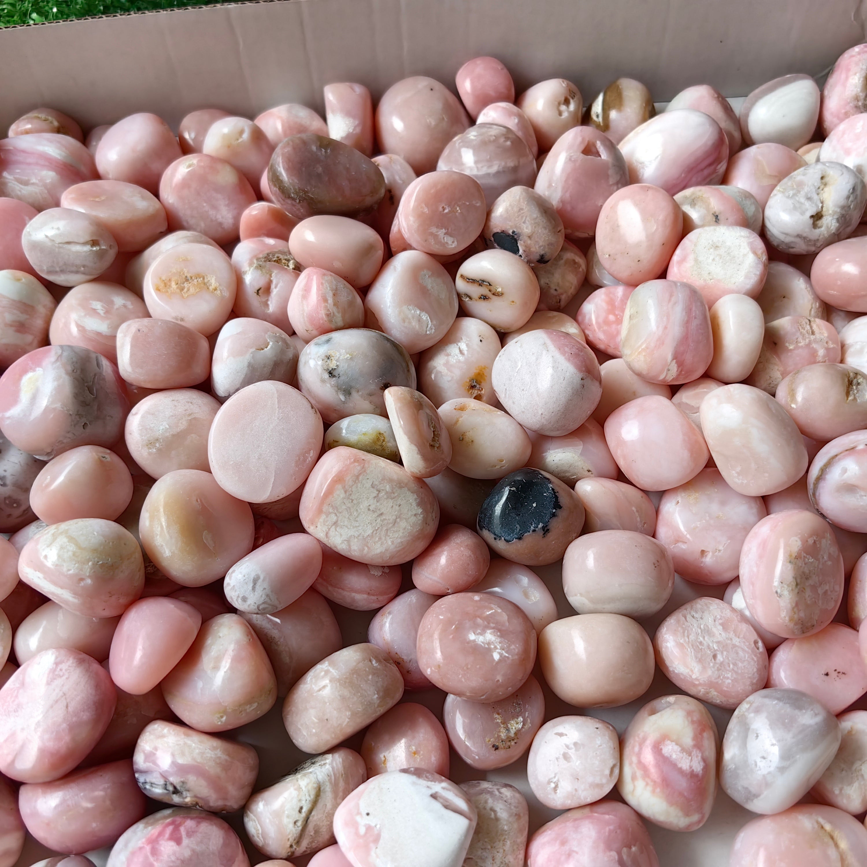 2 kg peruvian pink opal tumbled