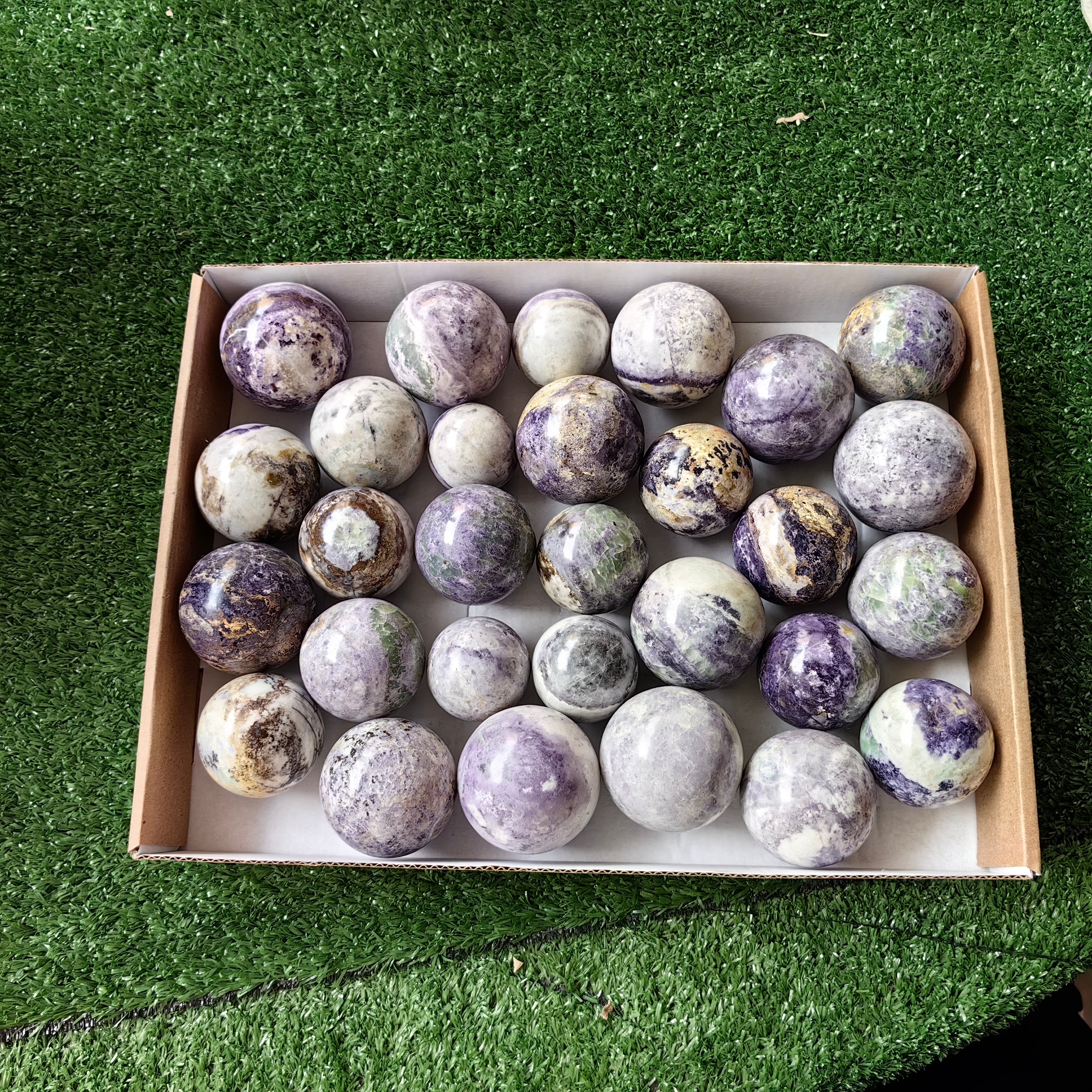 29 pc bolivianite spheres