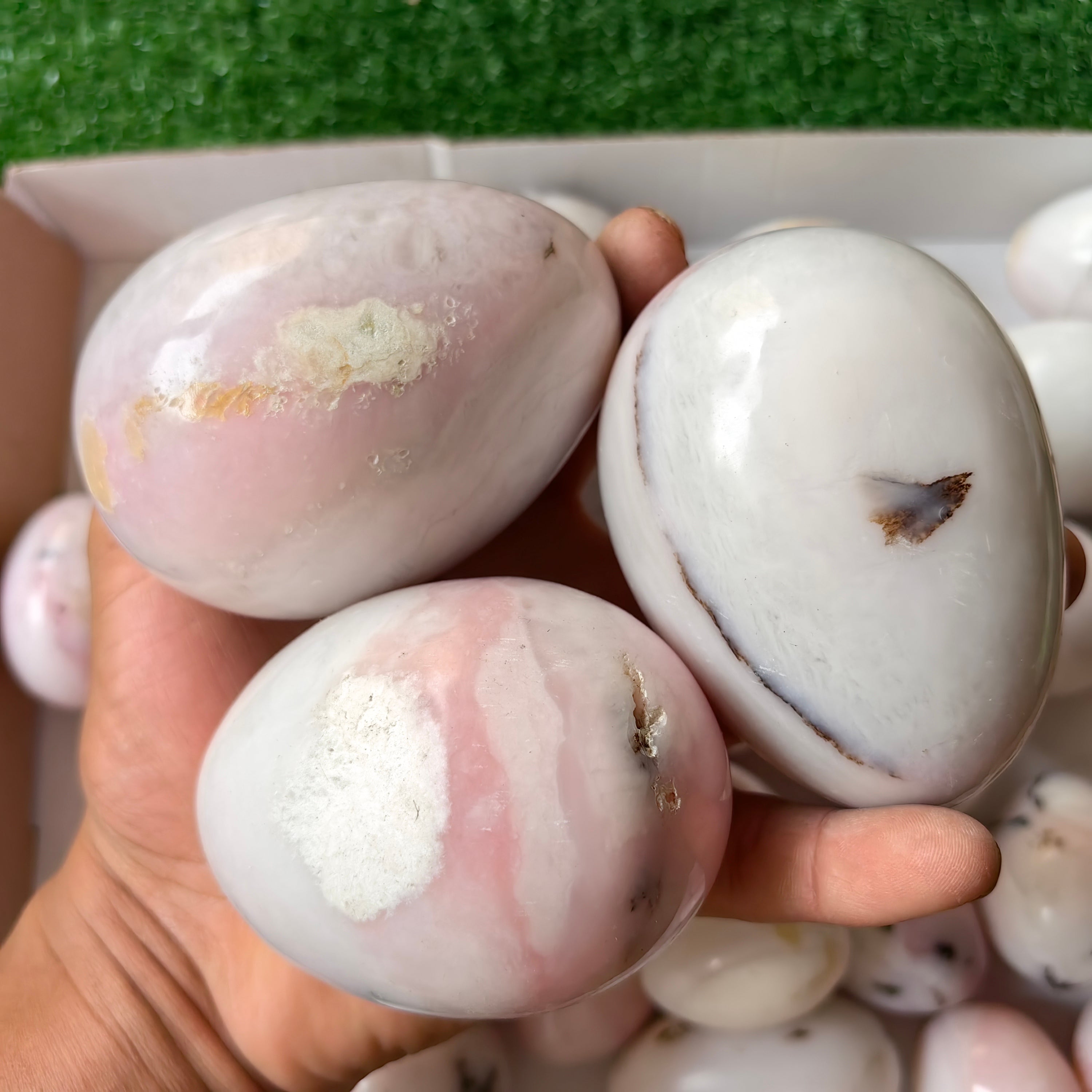 31 pc peruvian pink opal egg