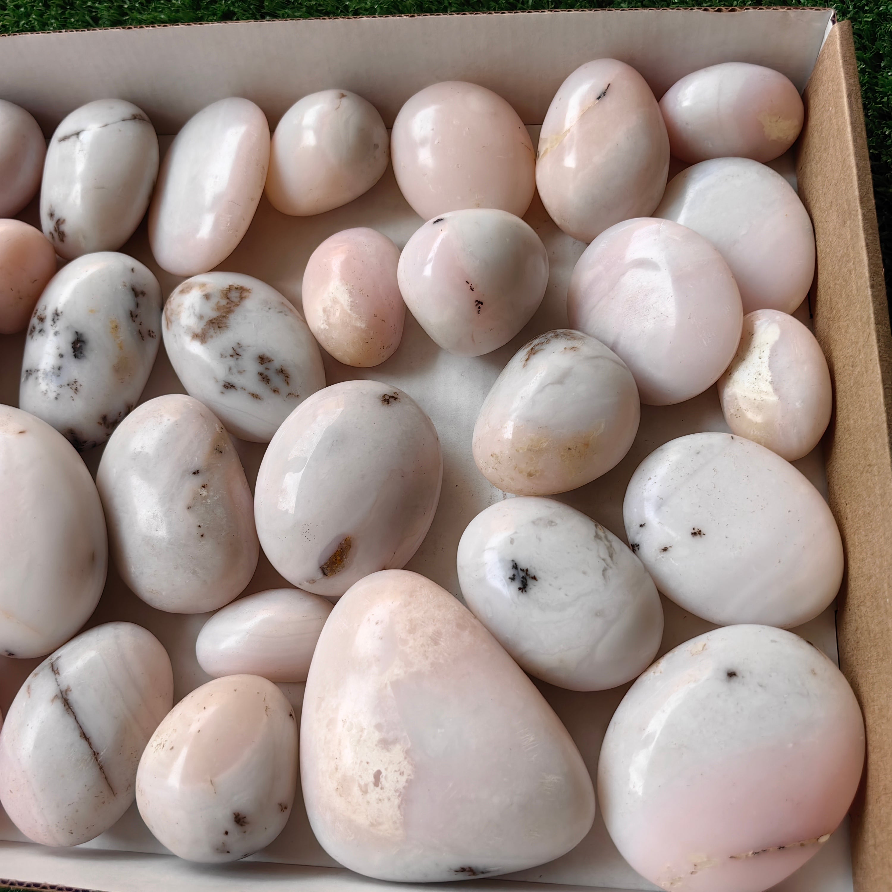 30 pc peruvian pink opal free forms