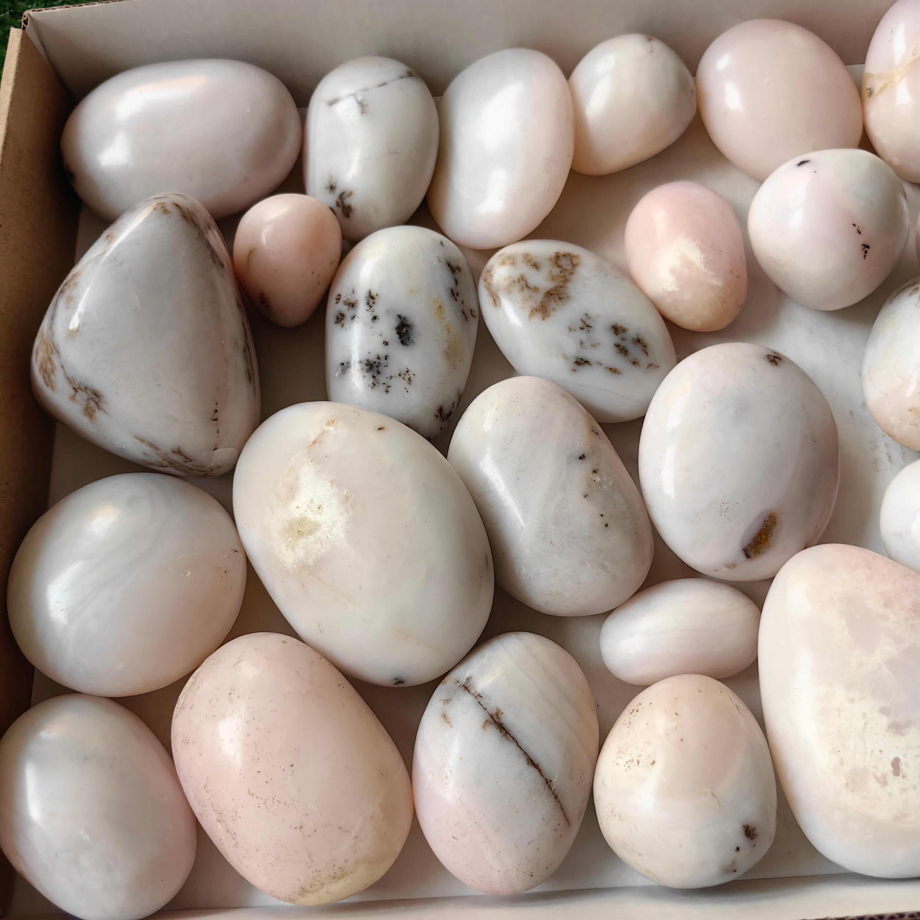 30 pc peruvian pink opal free forms