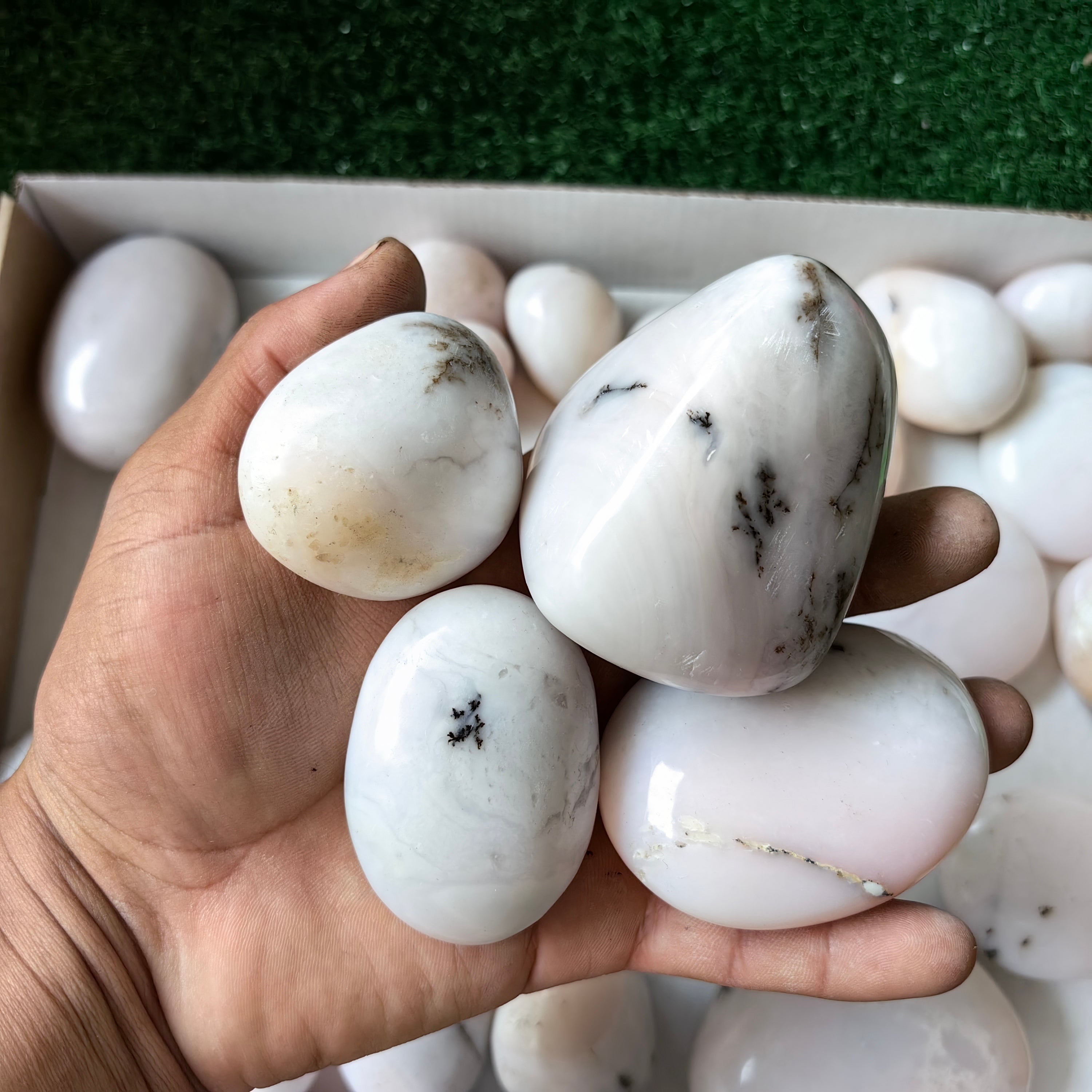 30 pc peruvian pink opal free forms