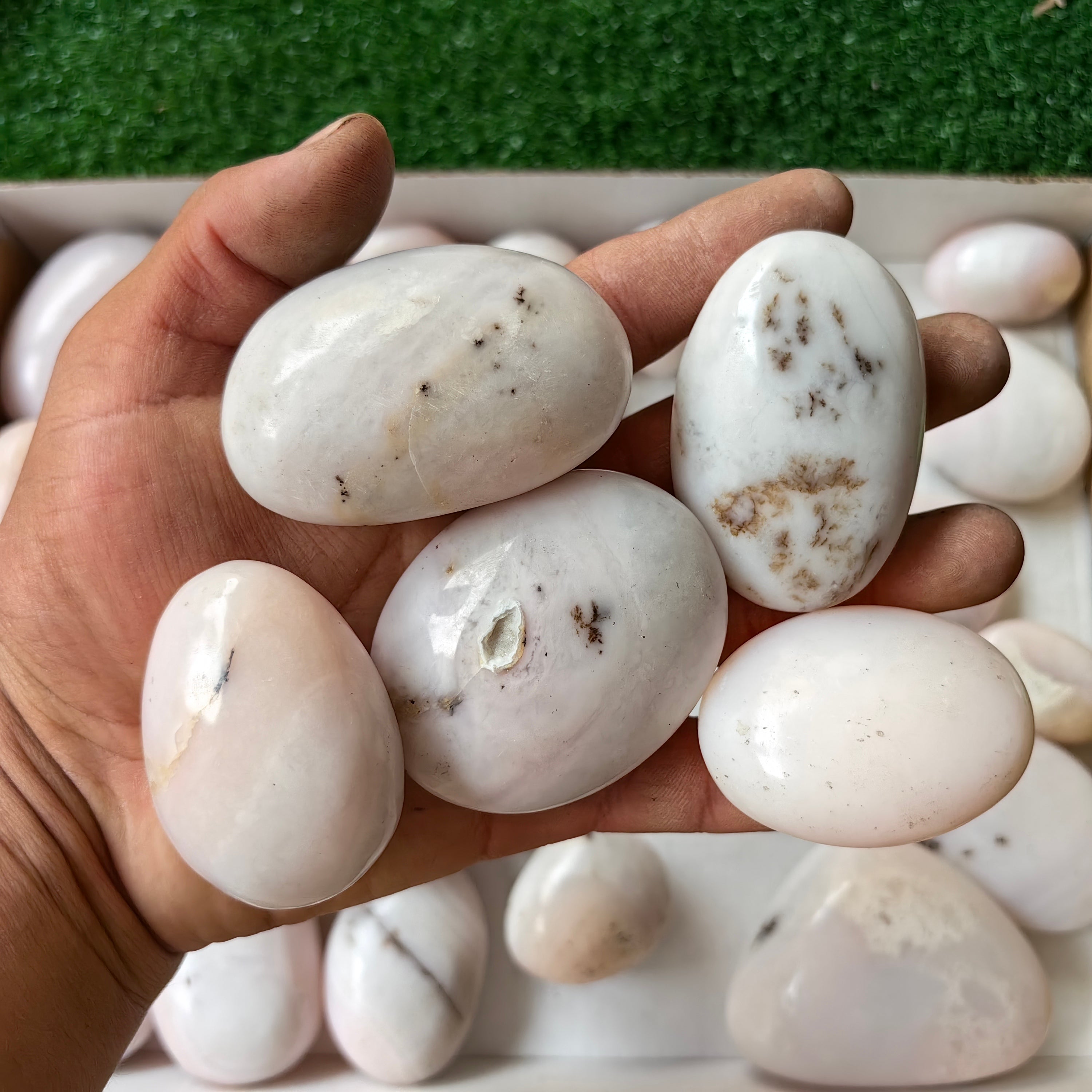 30 pc peruvian pink opal free forms