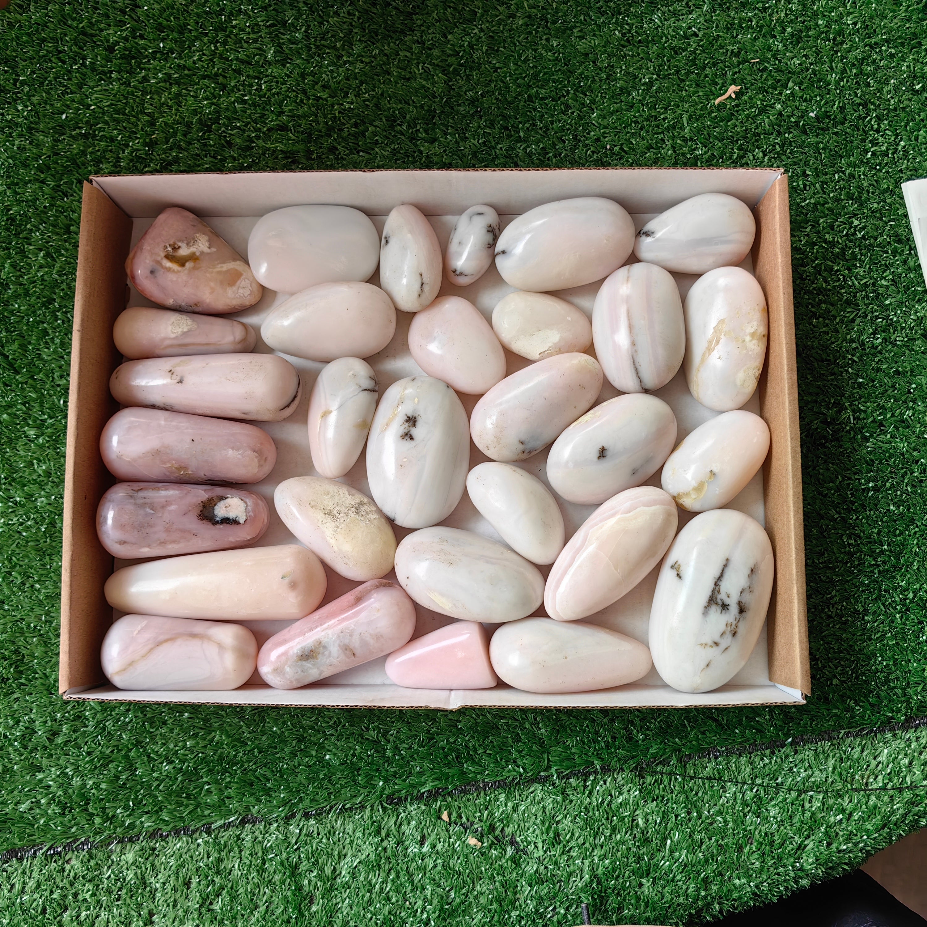 30 pc peruvian pink opal free forms & wands