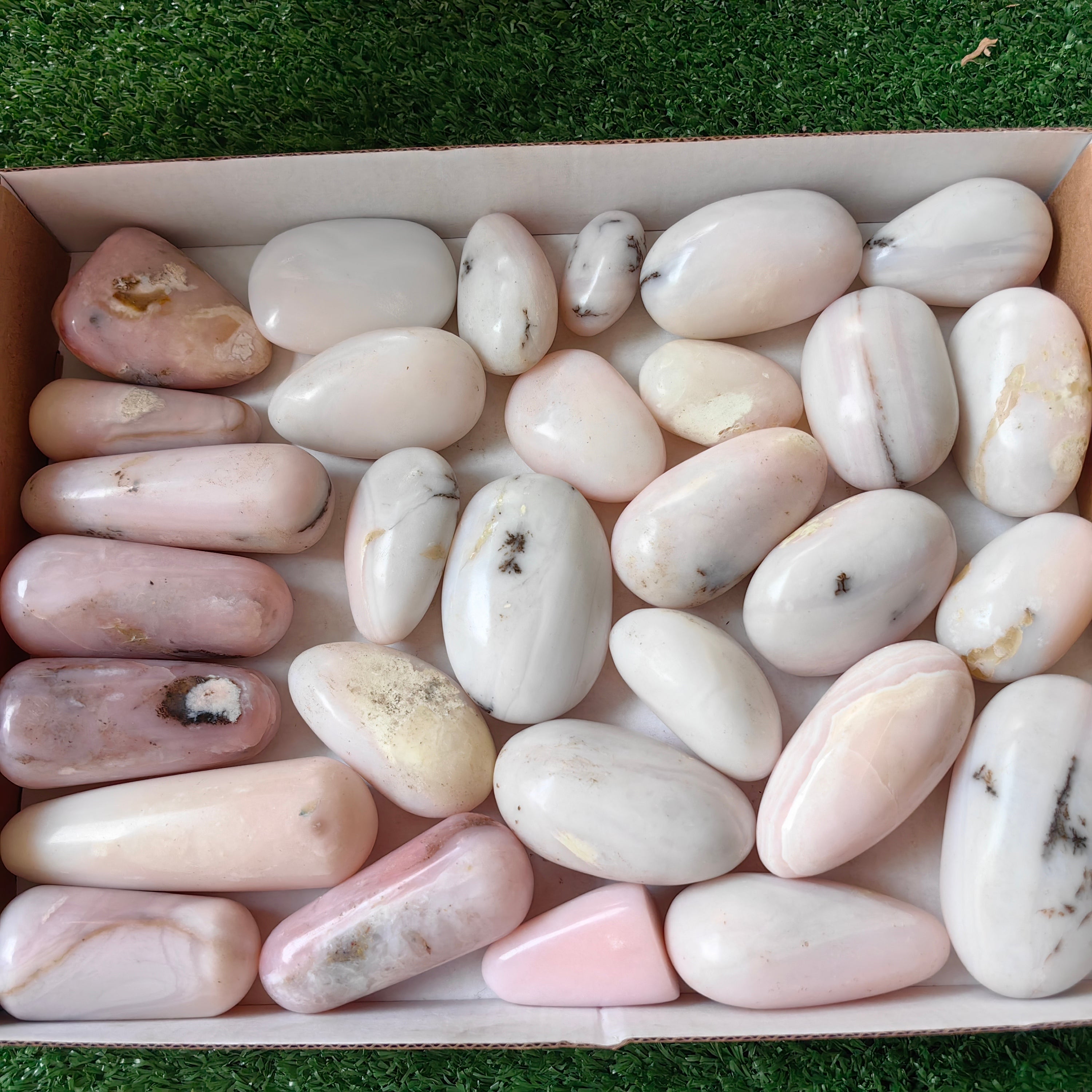 30 pc peruvian pink opal free forms & wands