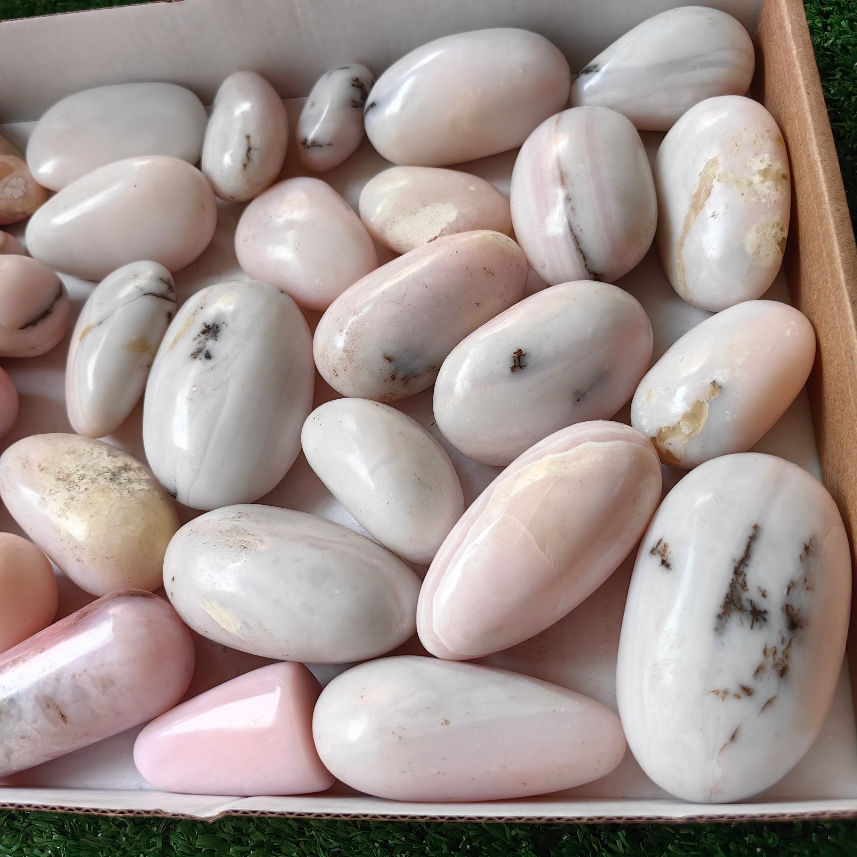 30 pc peruvian pink opal free forms & wands