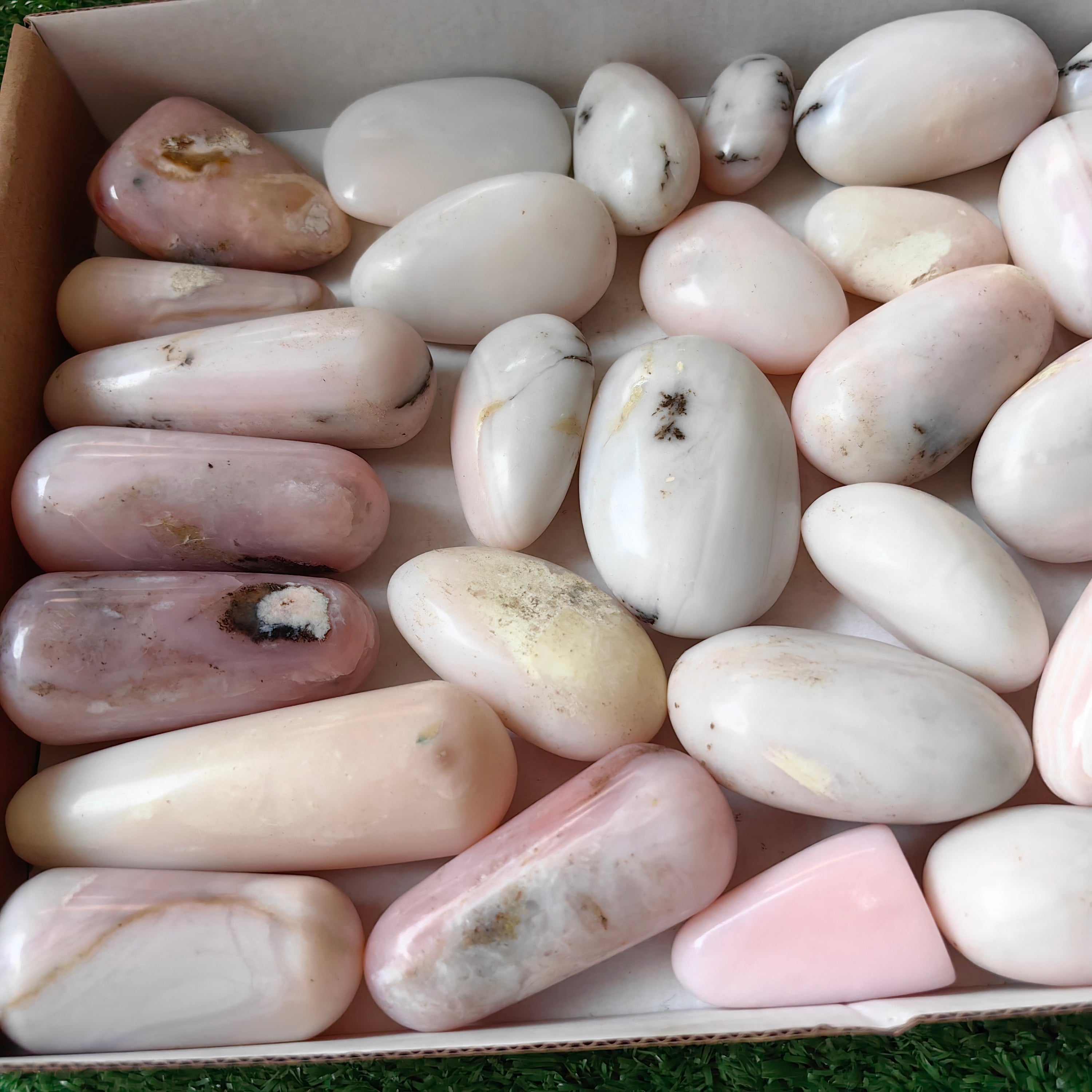 30 pc peruvian pink opal free forms & wands