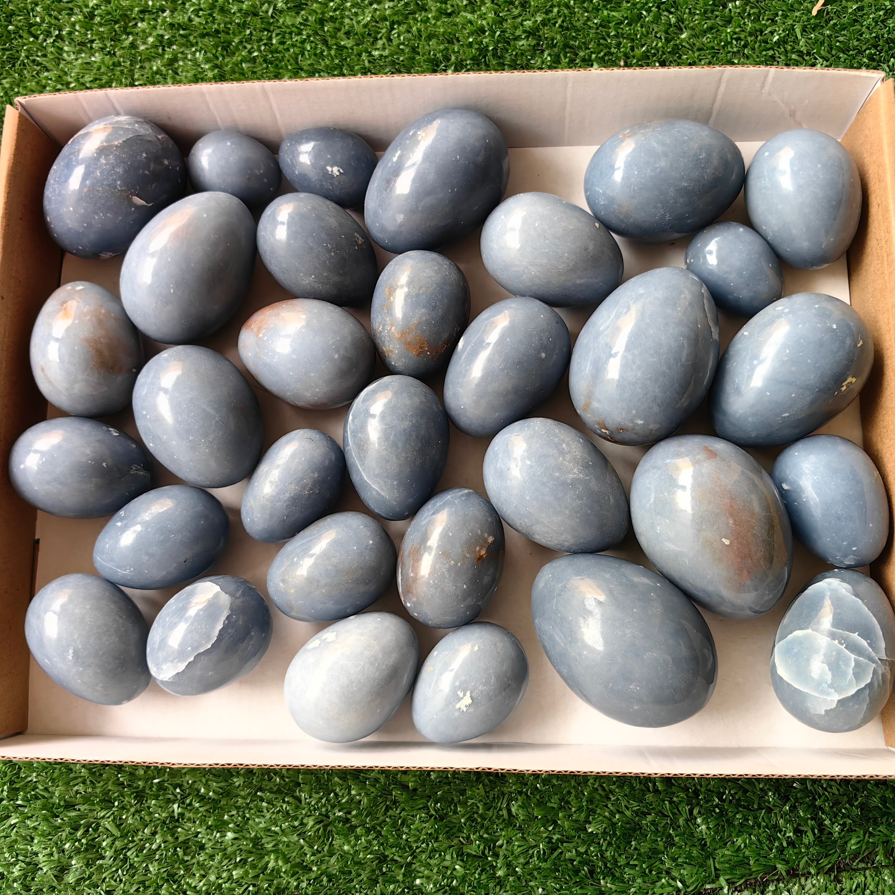 32 pc blue angelite eggs