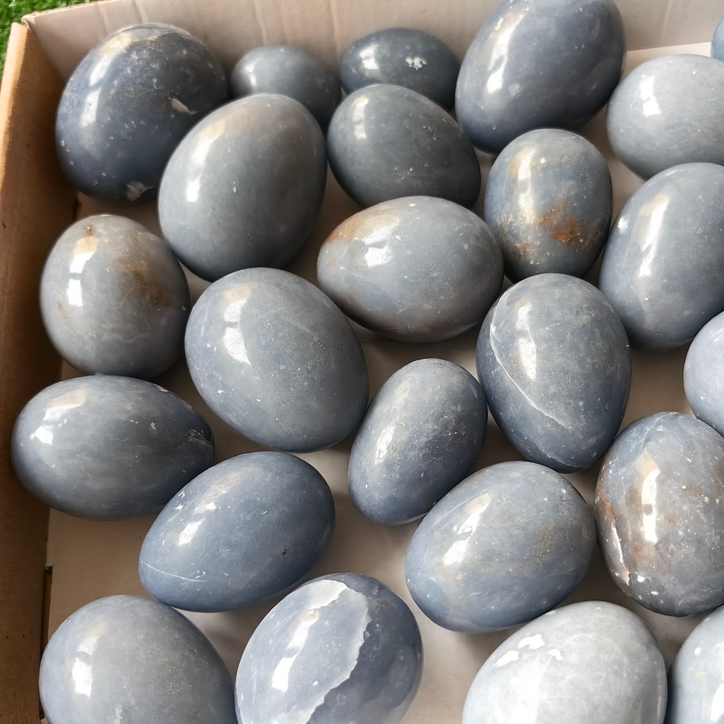 32 pc blue angelite eggs