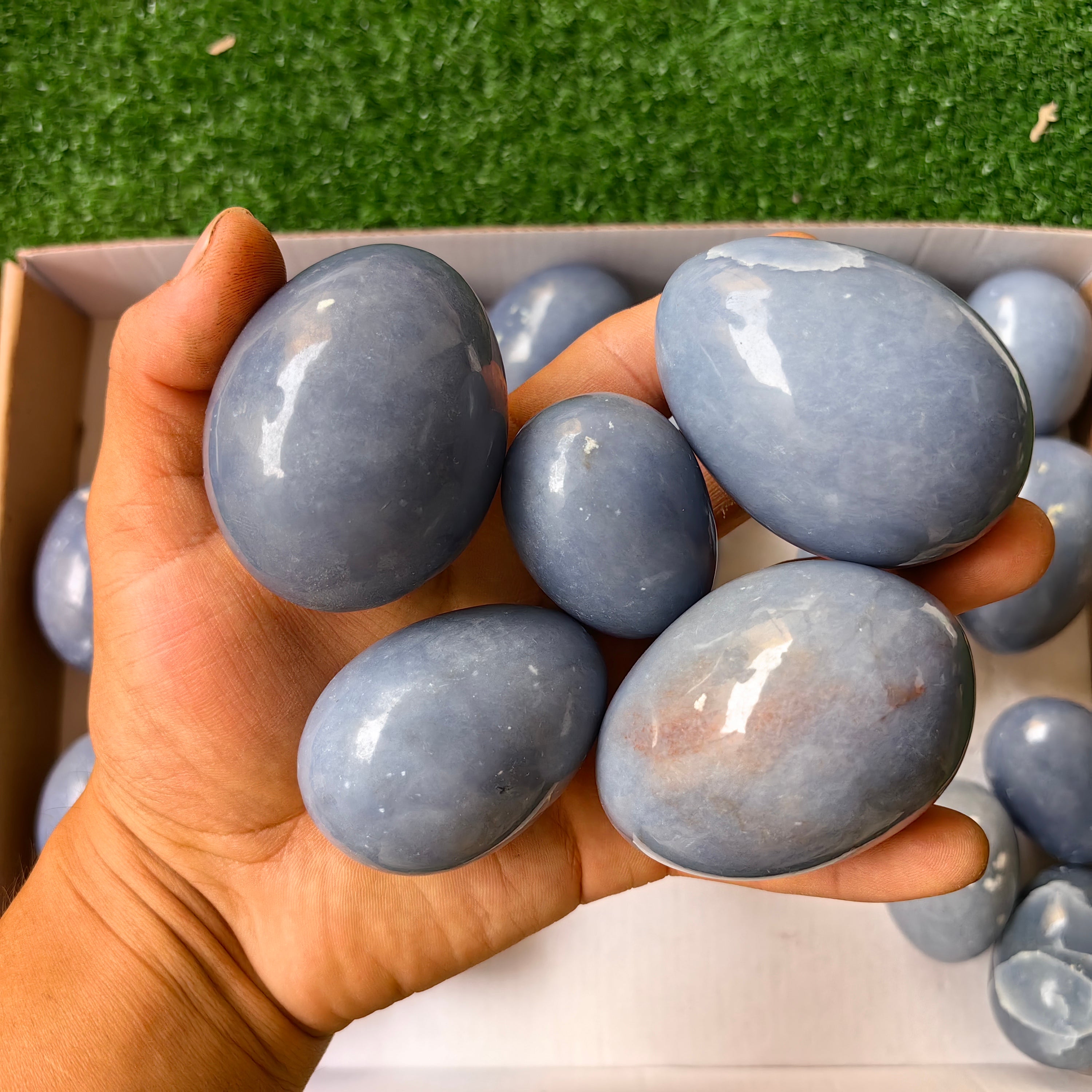 32 pc blue angelite eggs