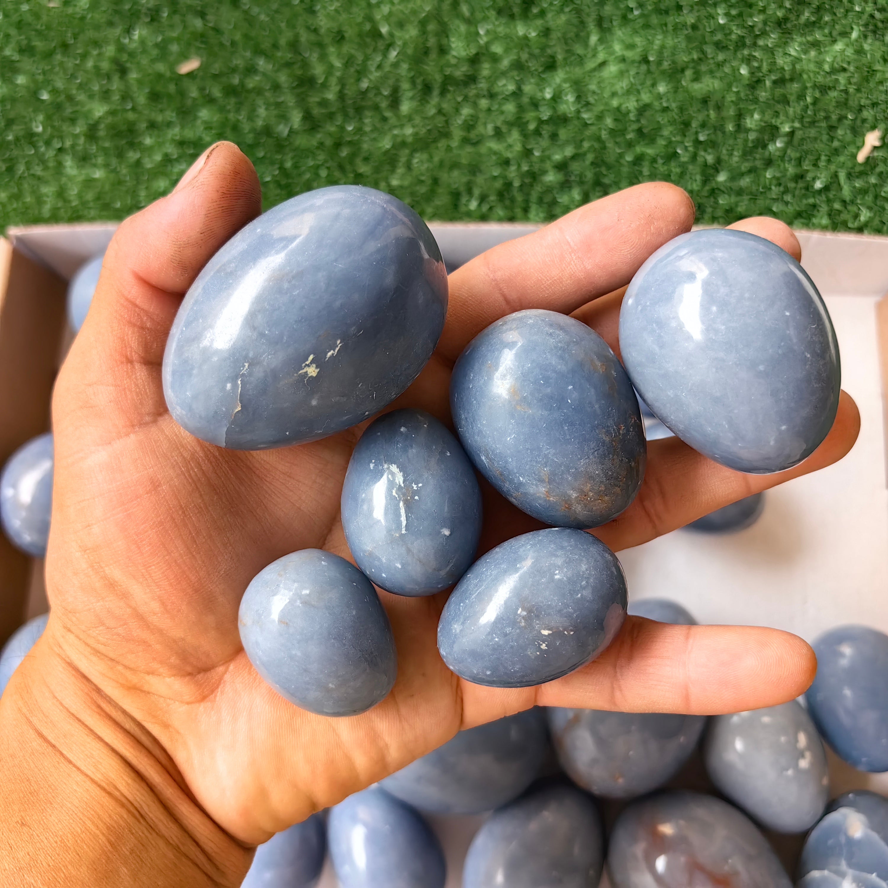 32 pc blue angelite eggs