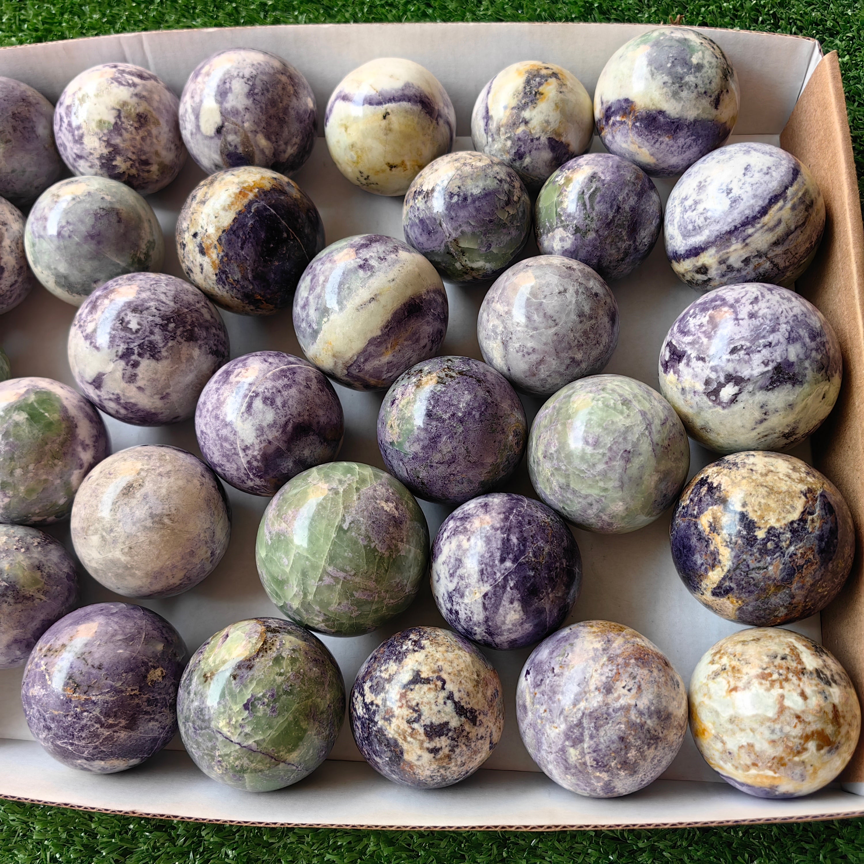 33 pc bolivianite spheres