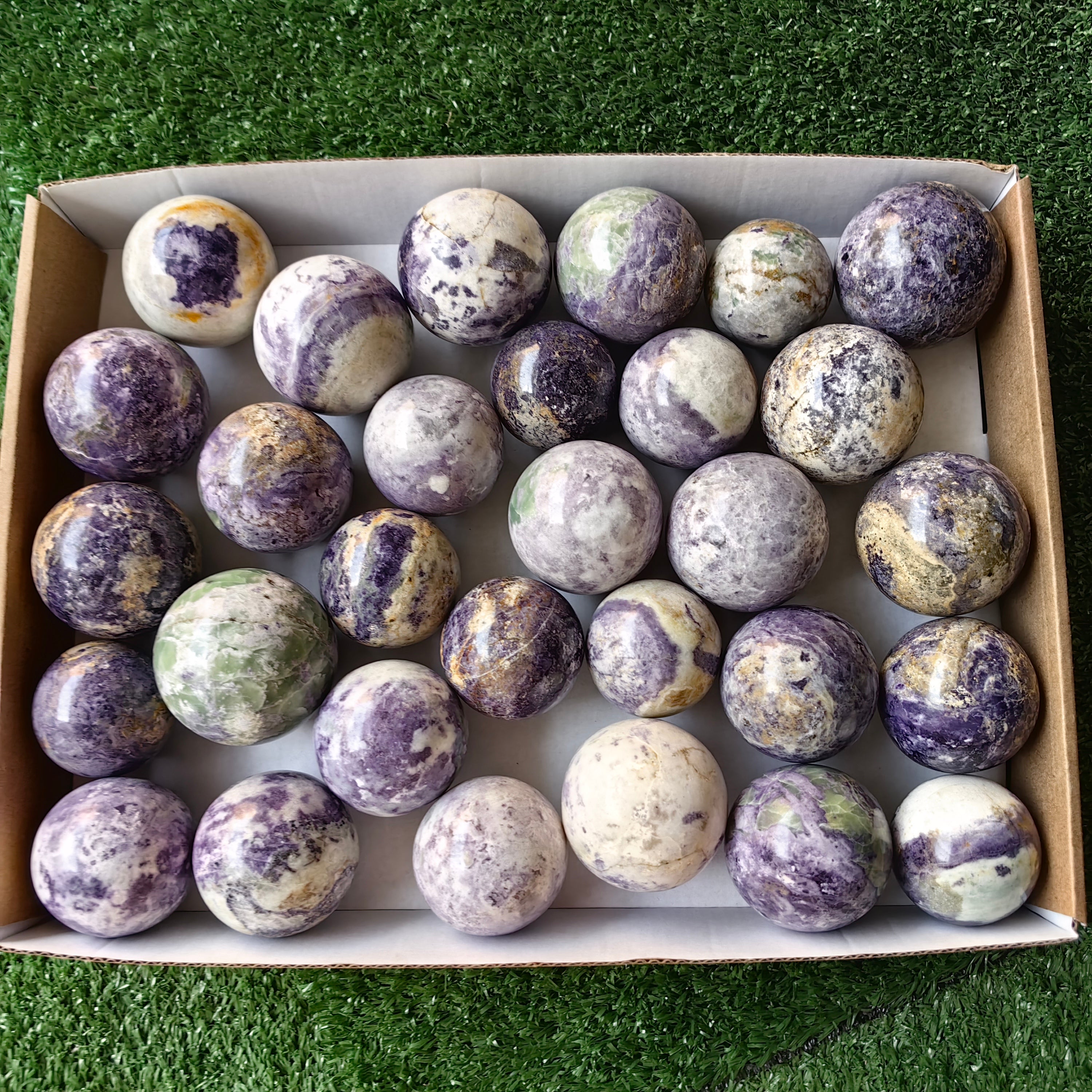 30 pc bolivianite spheres