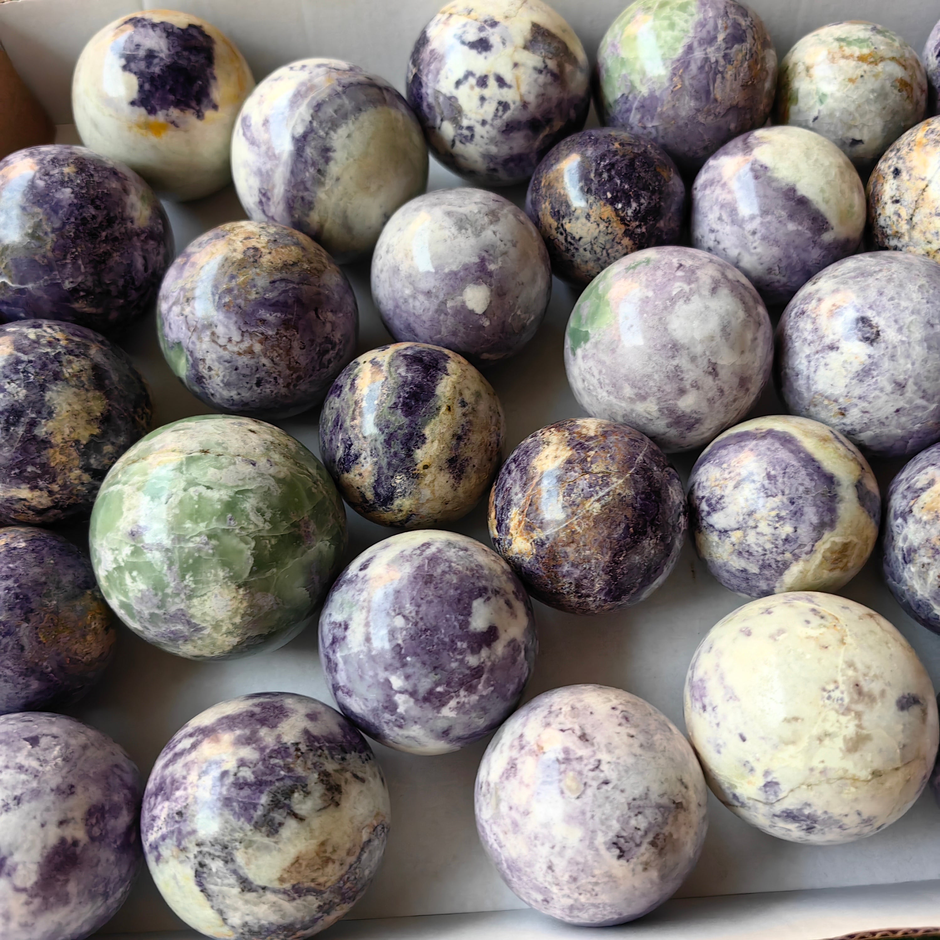 30 pc bolivianite spheres