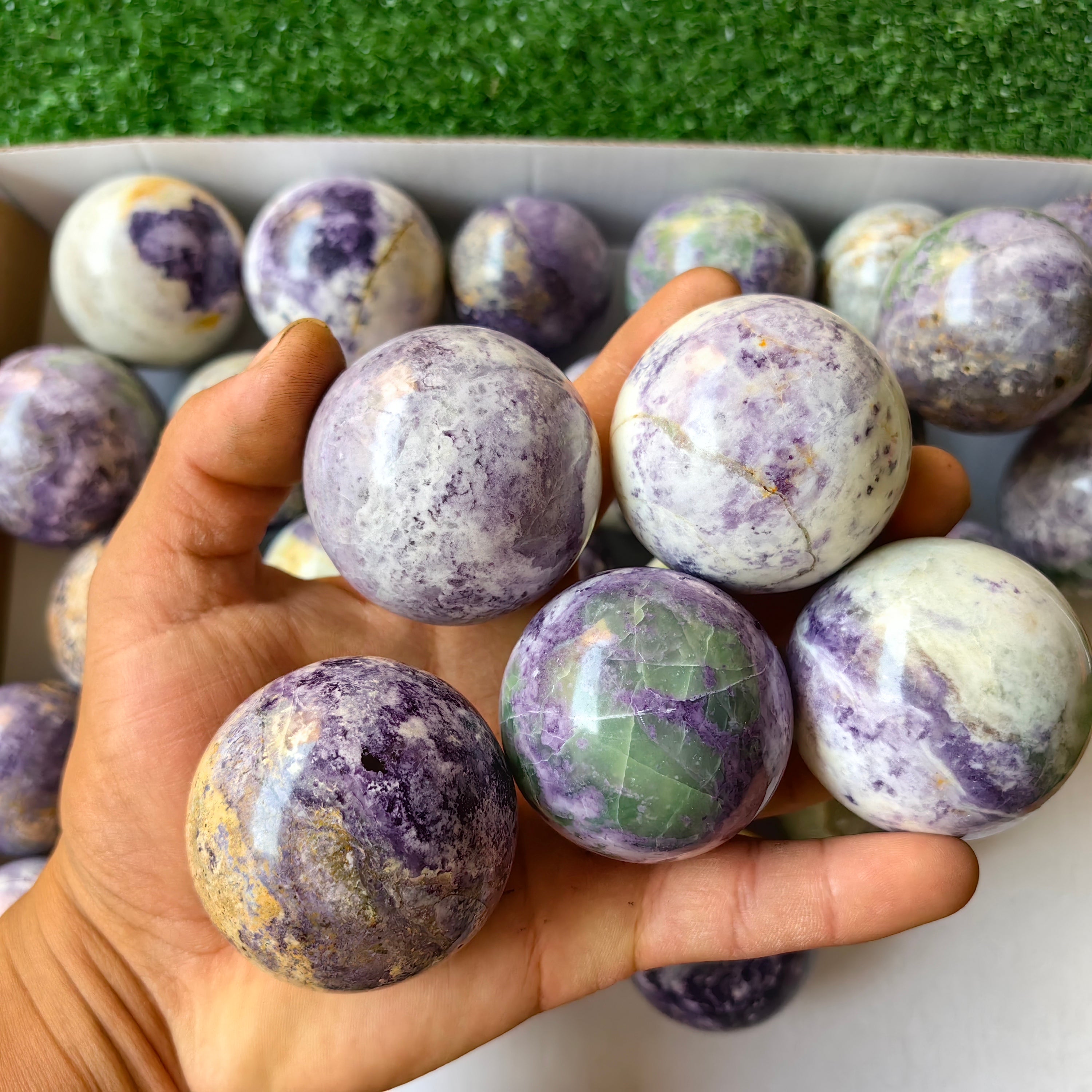 30 pc bolivianite spheres