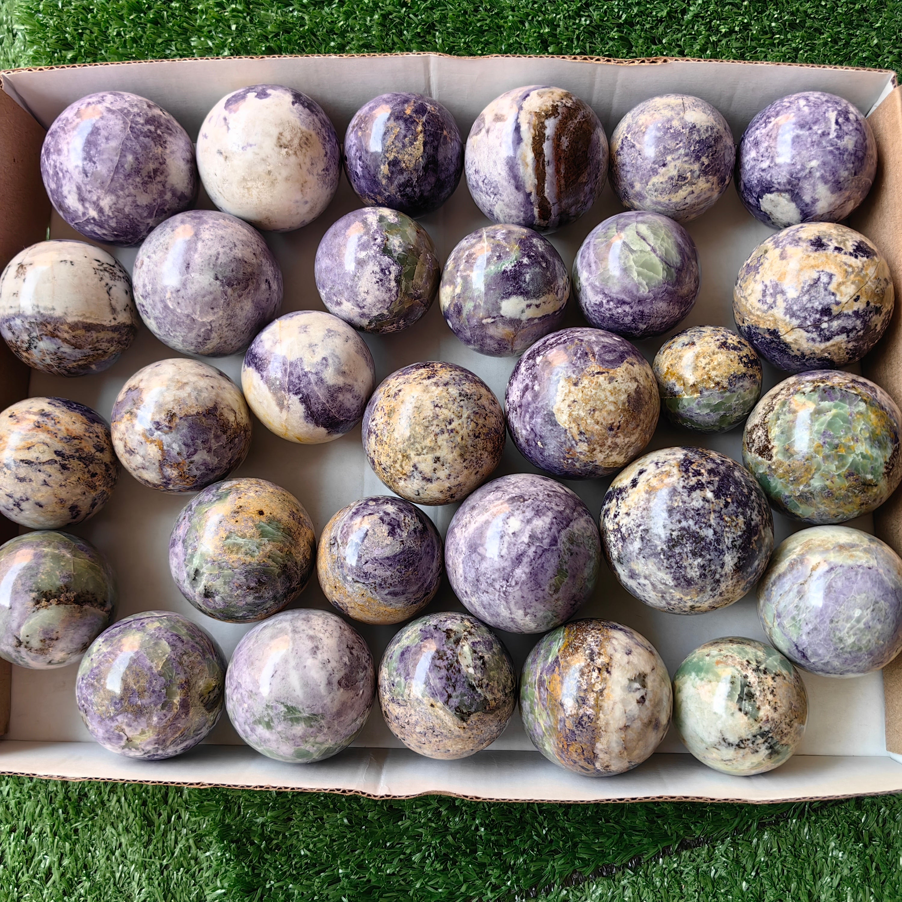 30 pc bolivianite spheres