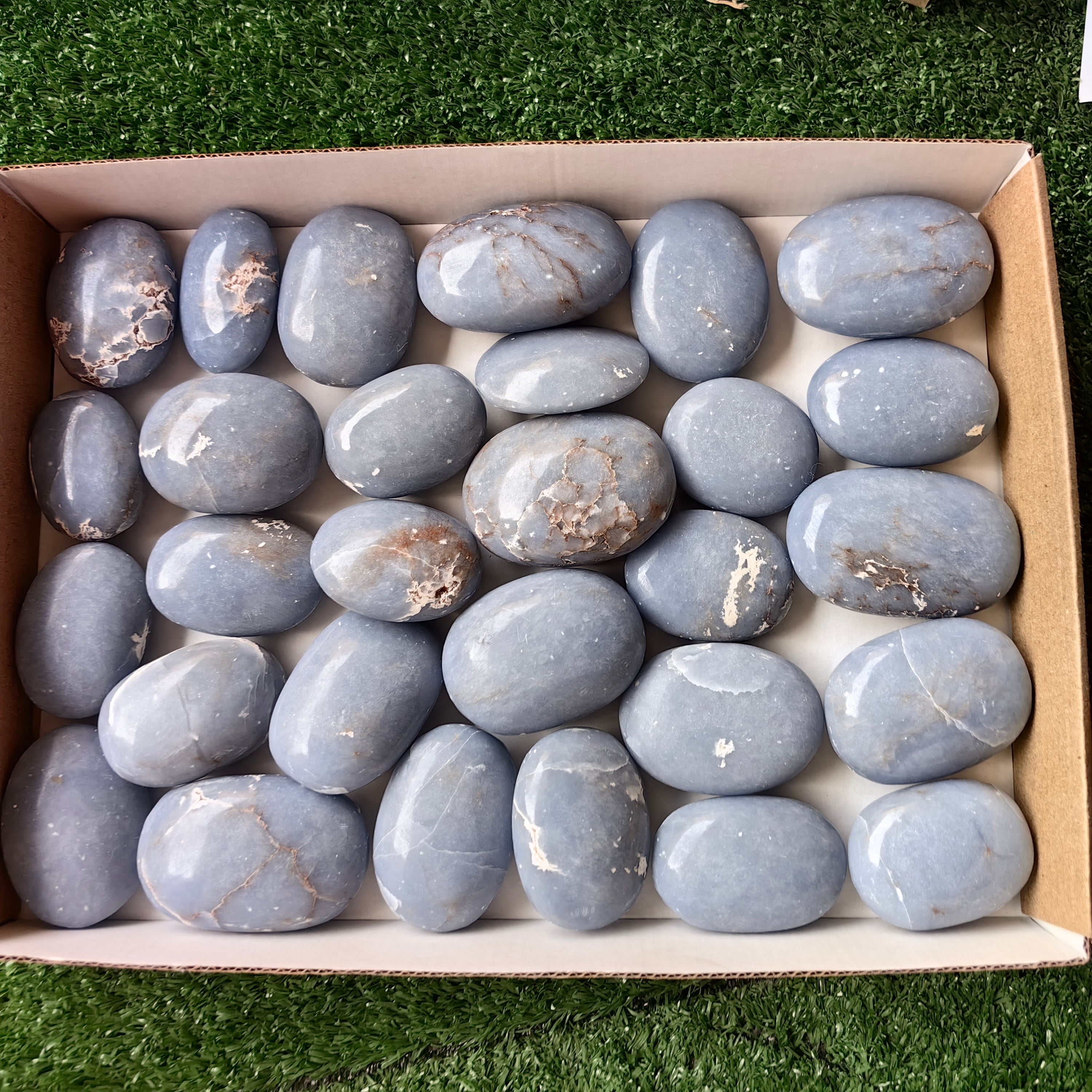 29 pc blue angelite palms