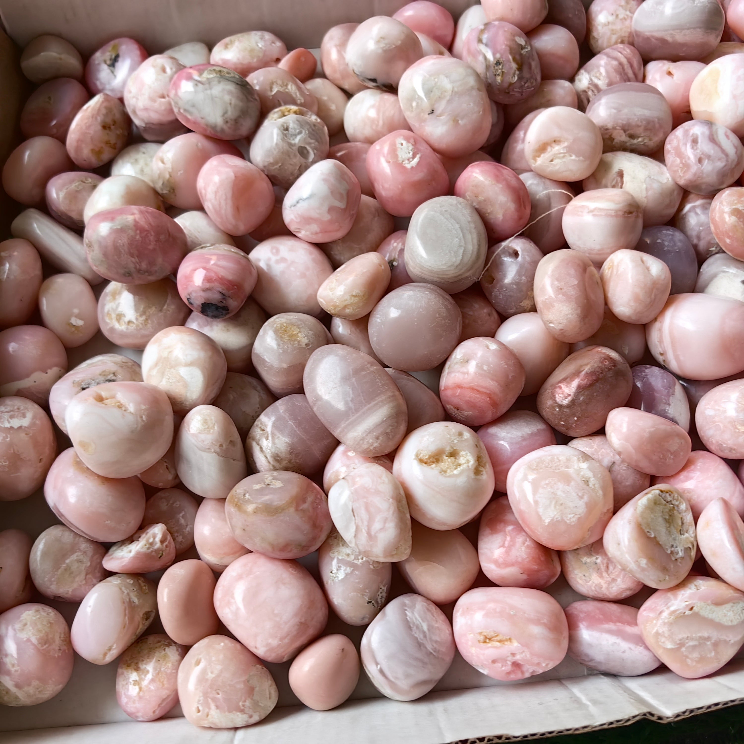 2 kg peruvian pink opal tumbled