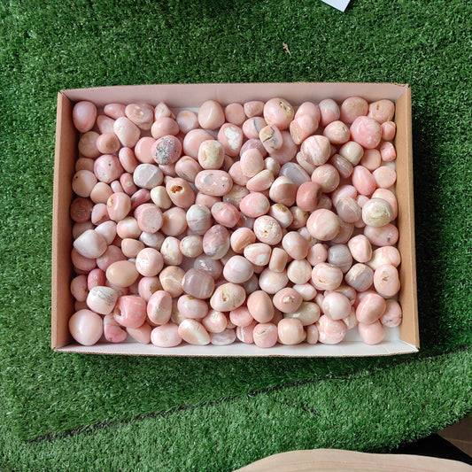 2 kg peruvian pink opal tumbled