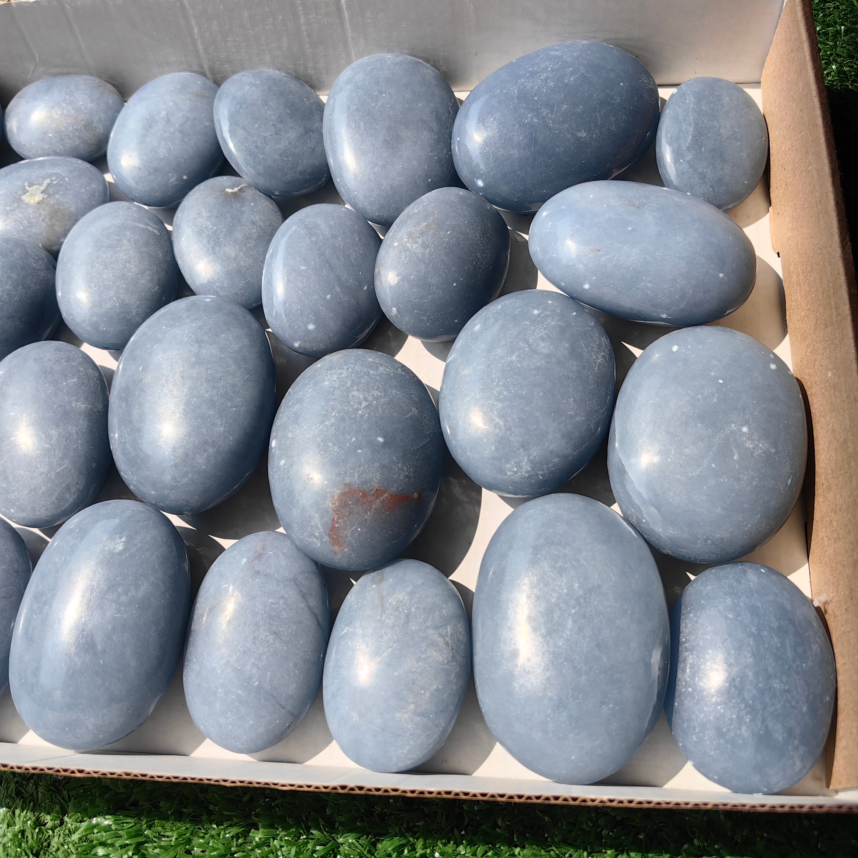 28 pc blue angelite palms