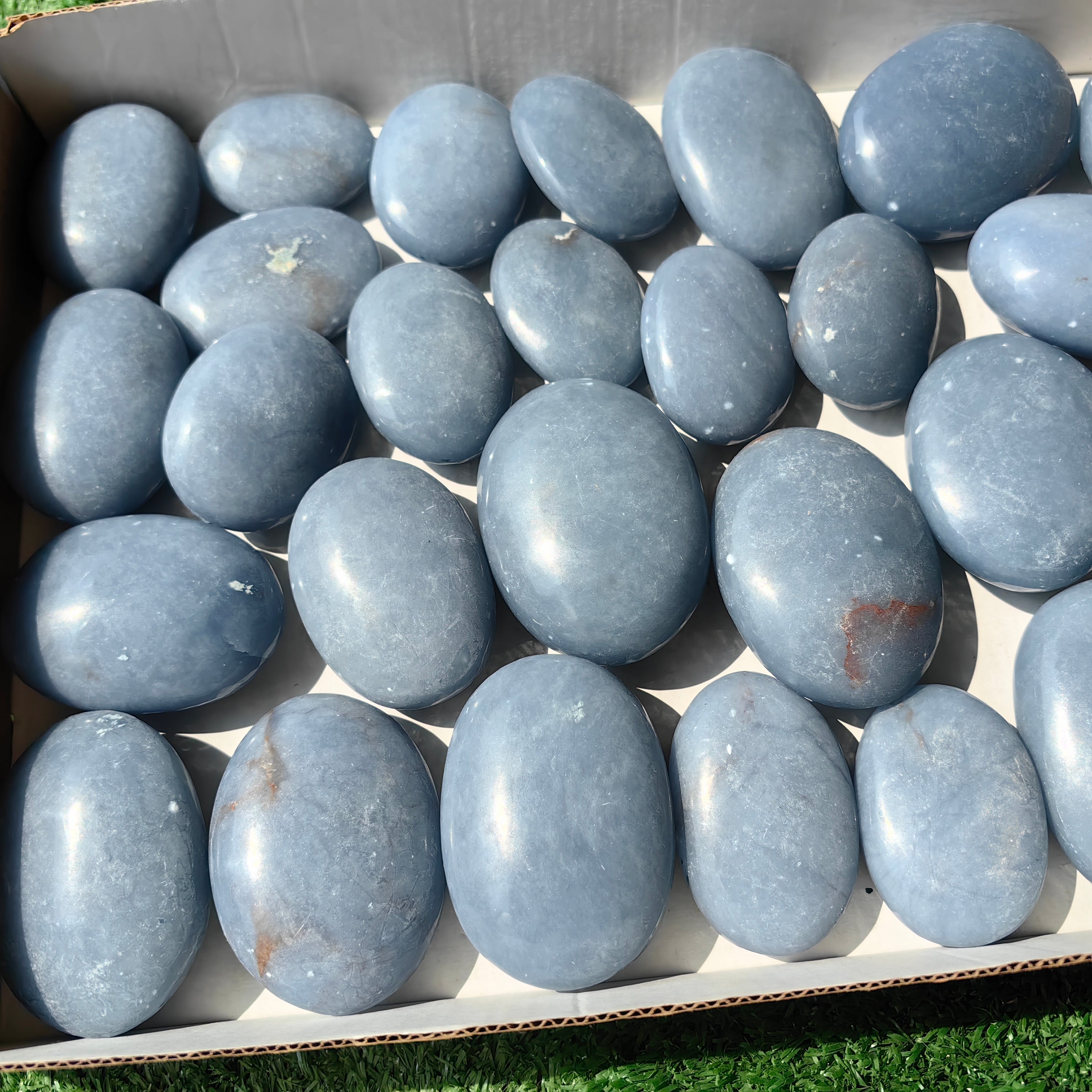 28 pc blue angelite palms
