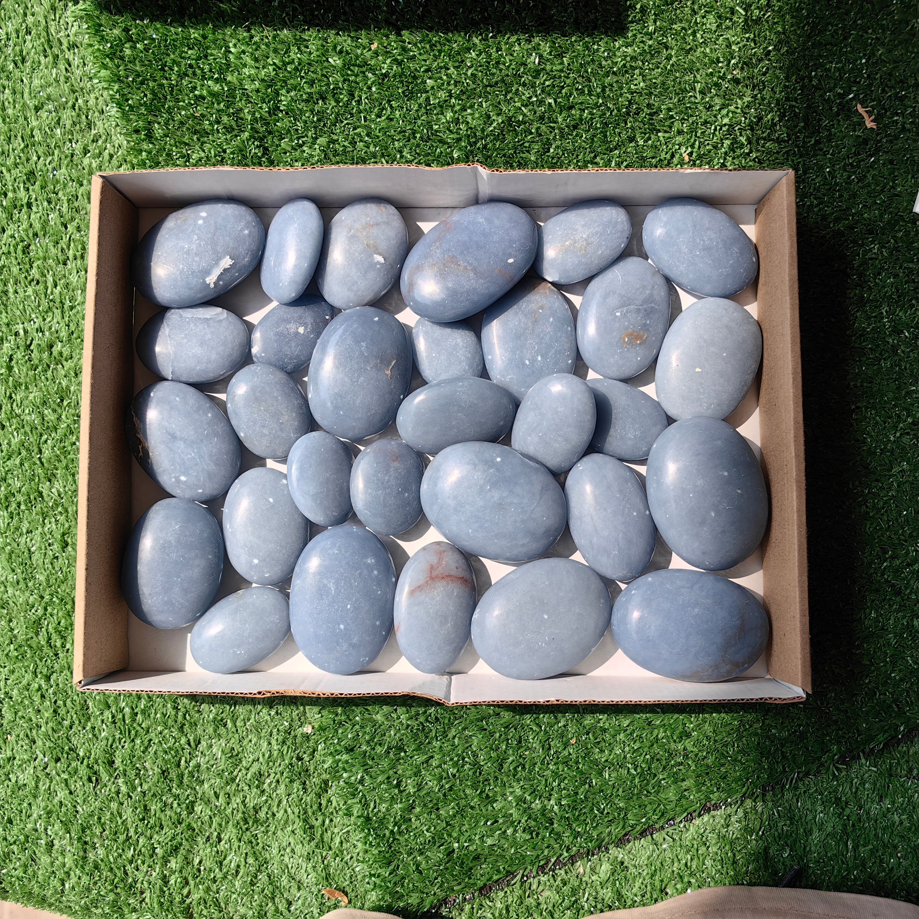 30 pc blue angelite palms