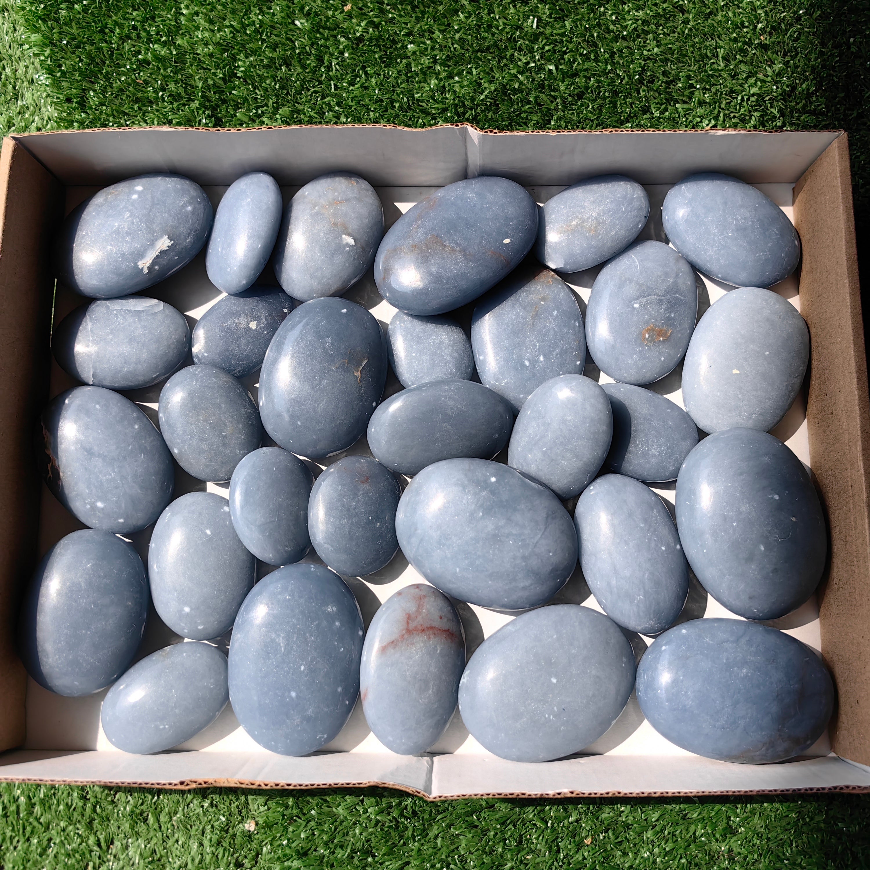 30 pc blue angelite palms