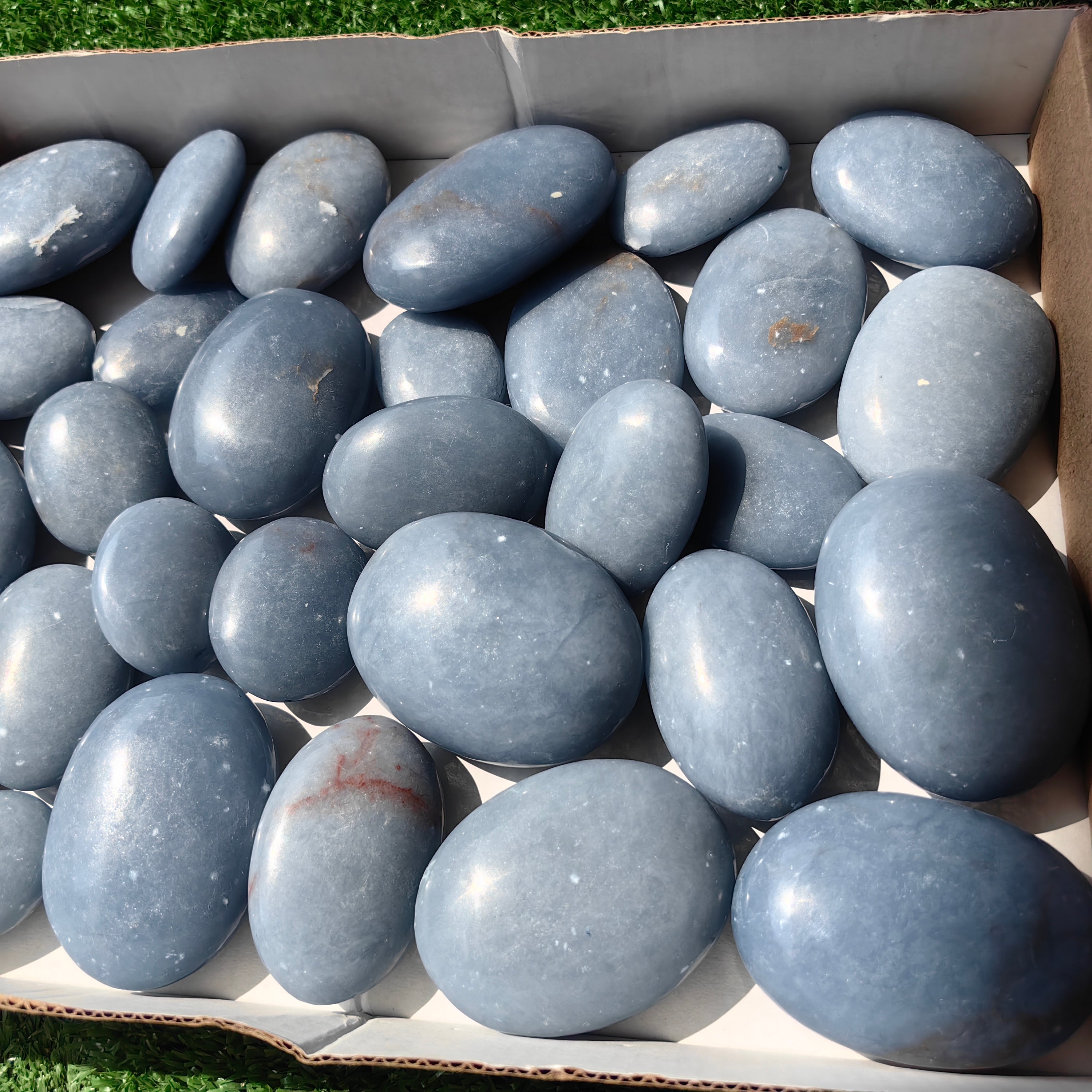30 pc blue angelite palms