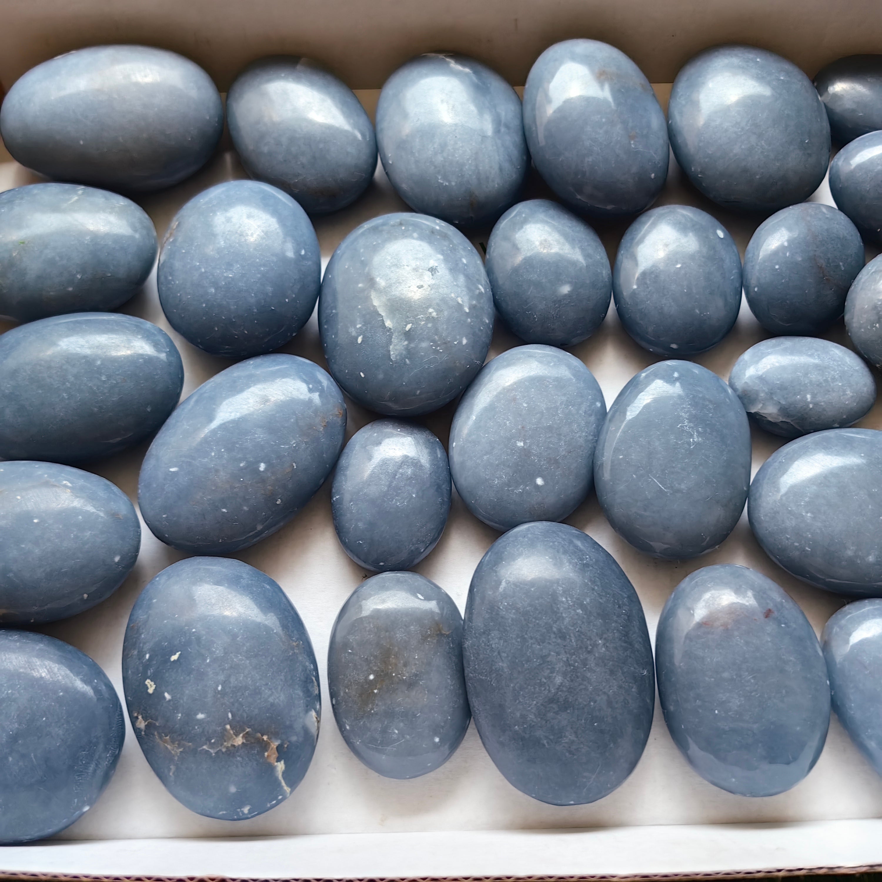 30 pc blue angelite palms