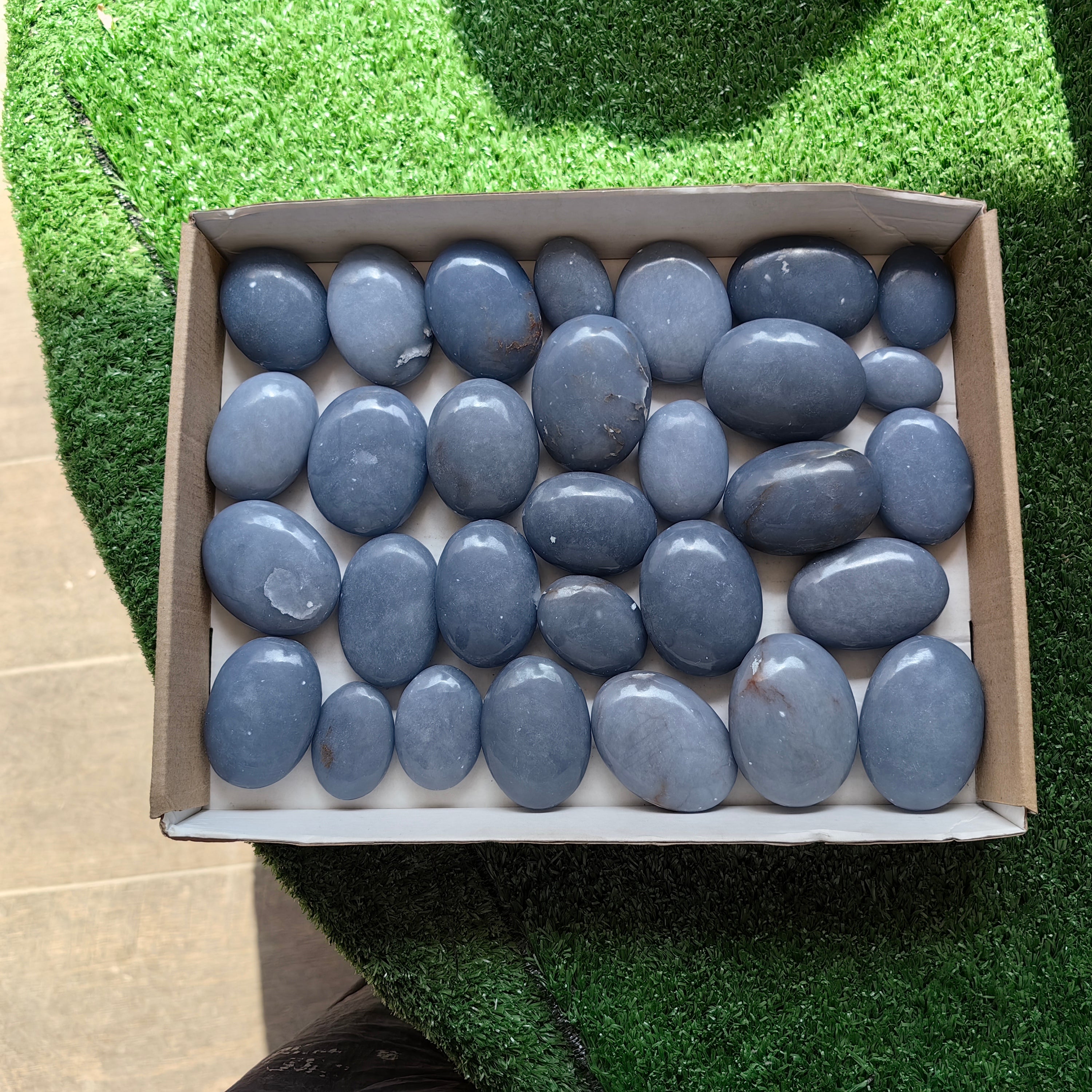 30 pc blue angelite palms