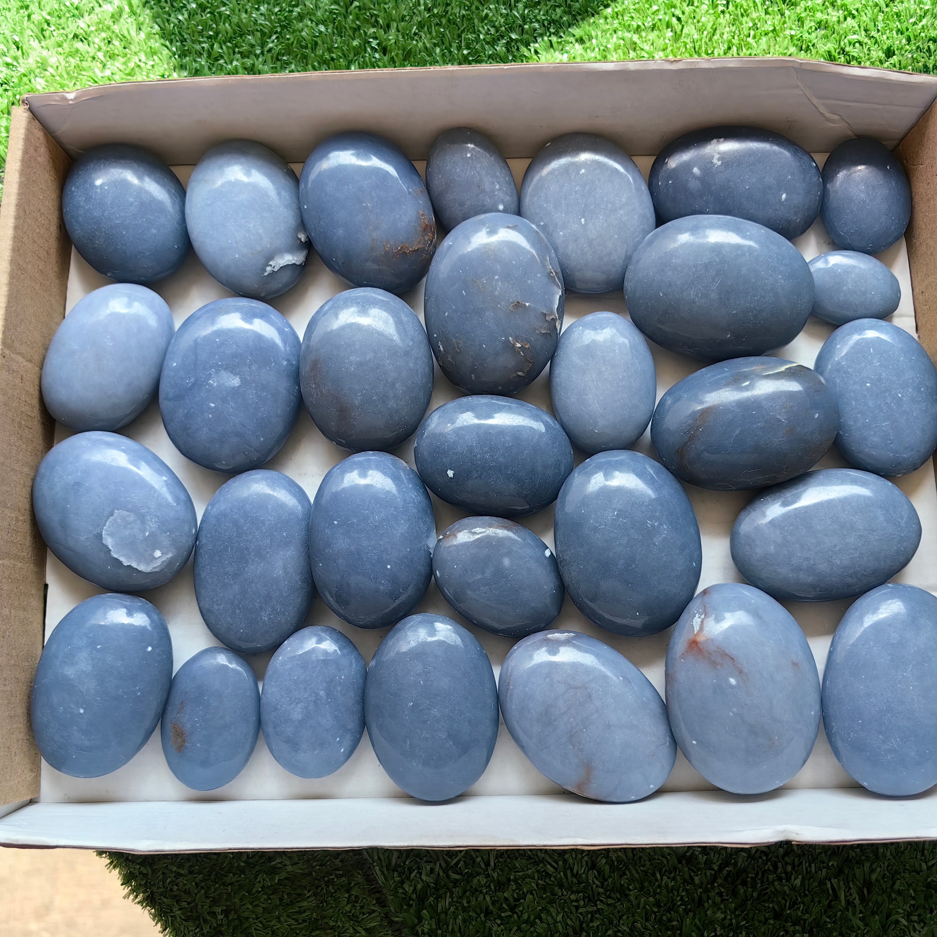 30 pc blue angelite palms