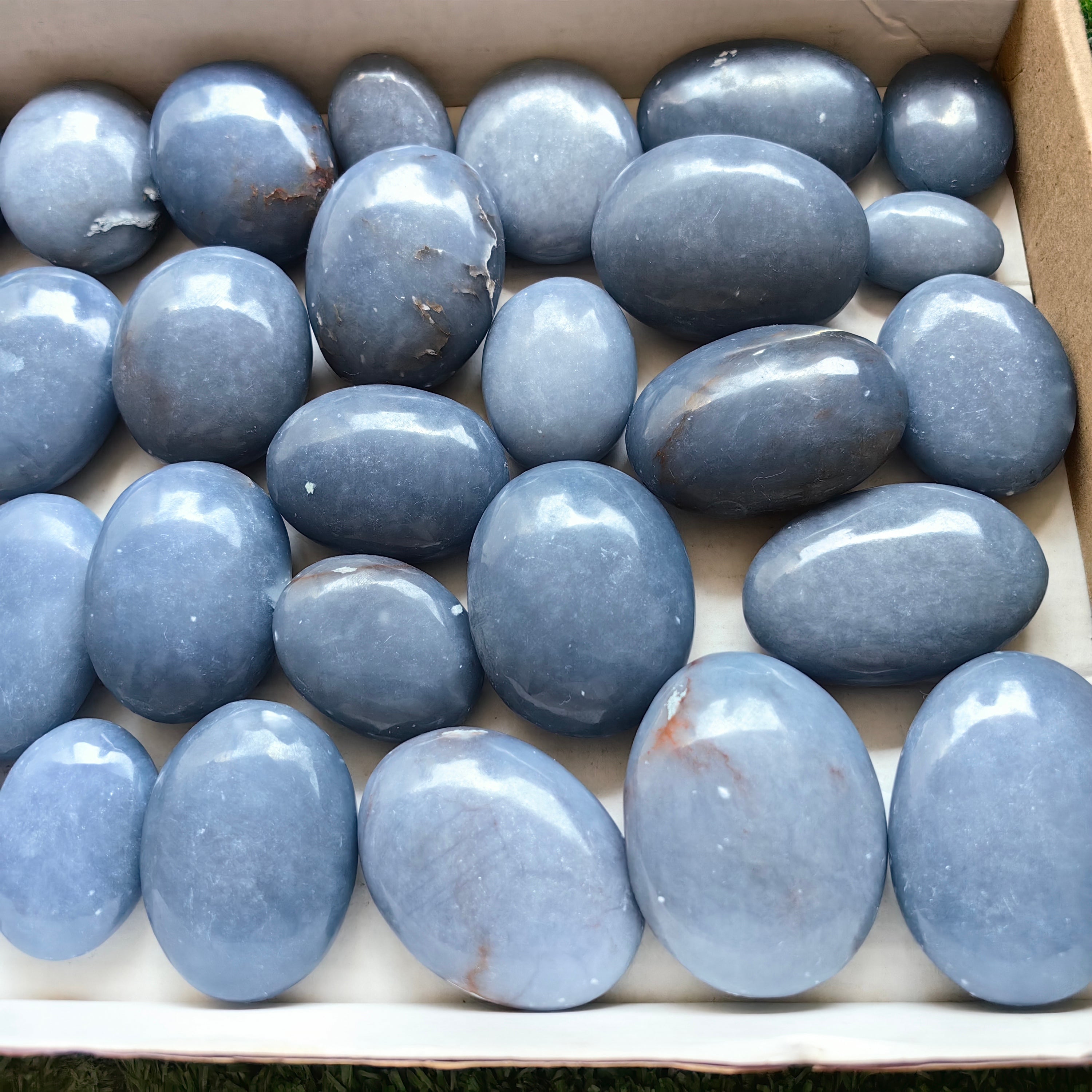 30 pc blue angelite palms