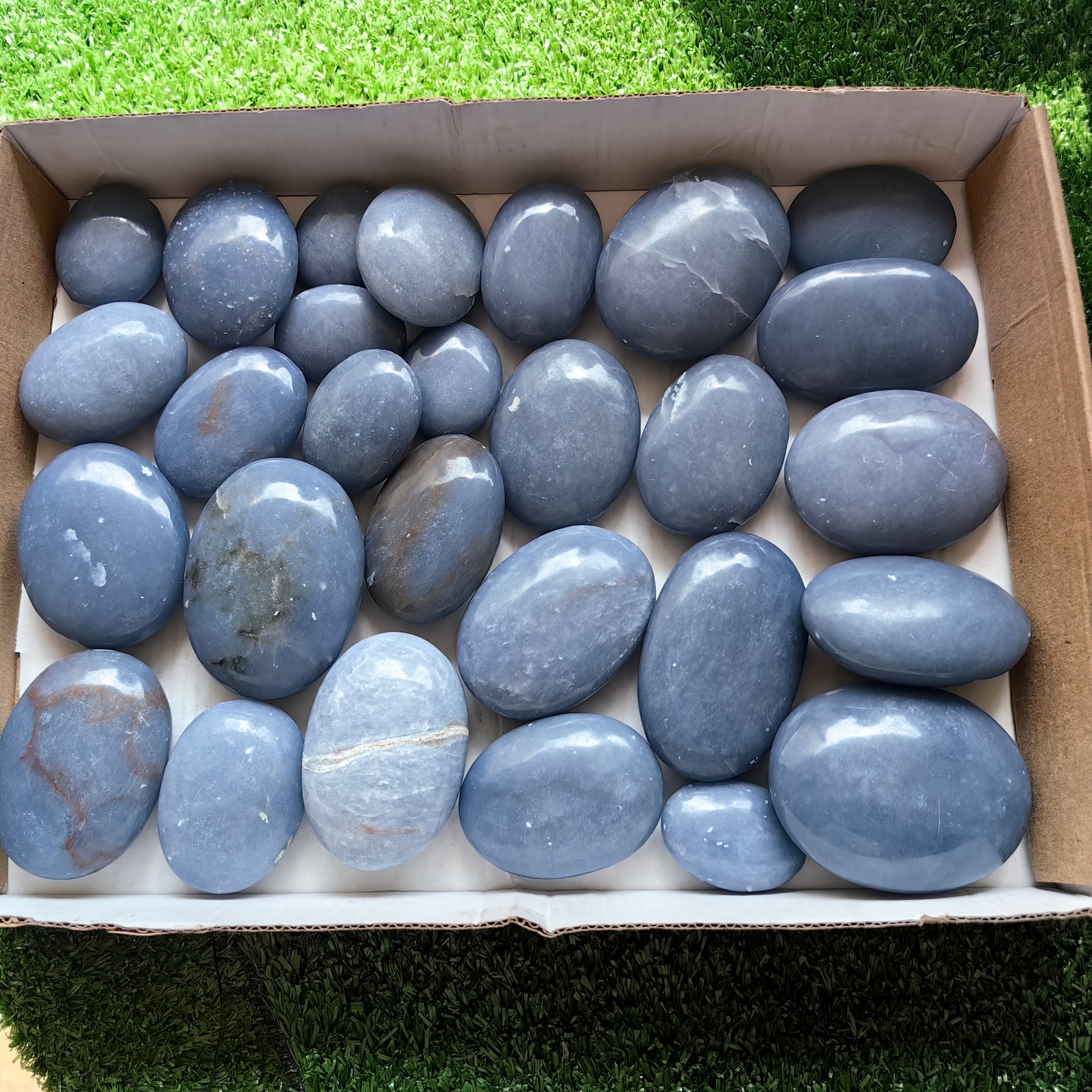 28 pc blue angelite palms