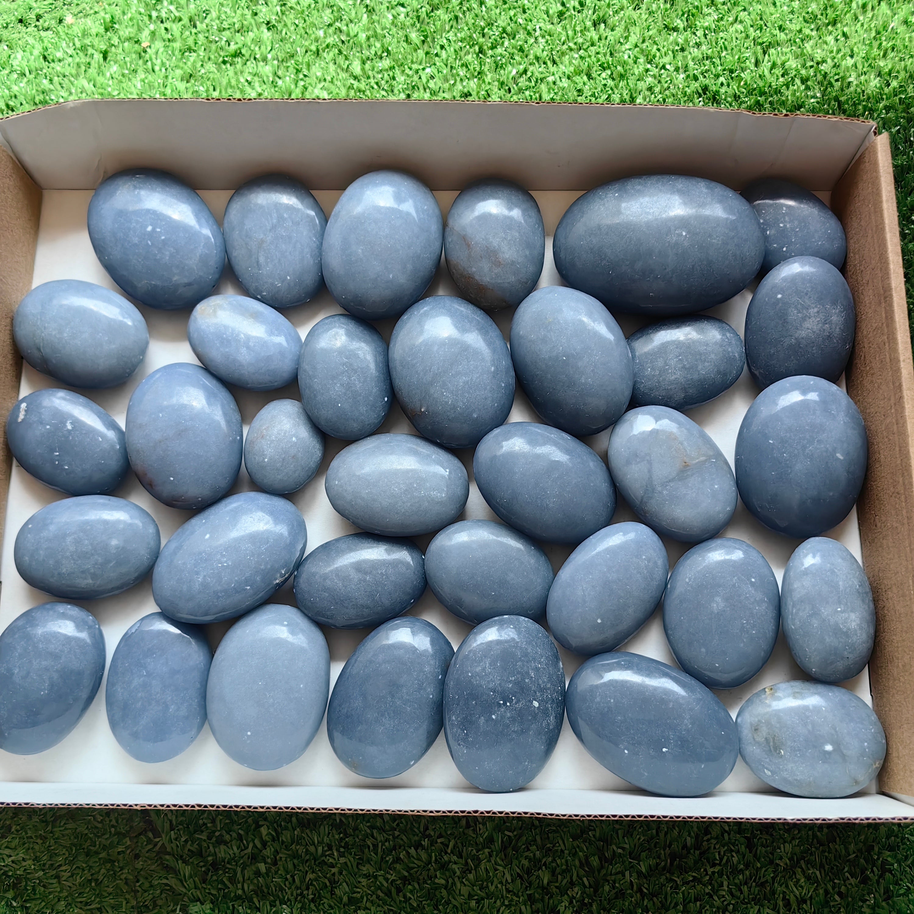 34 pc blue angelite palms