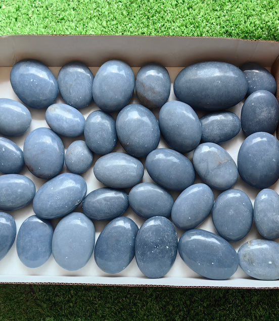 34 pc blue angelite palms