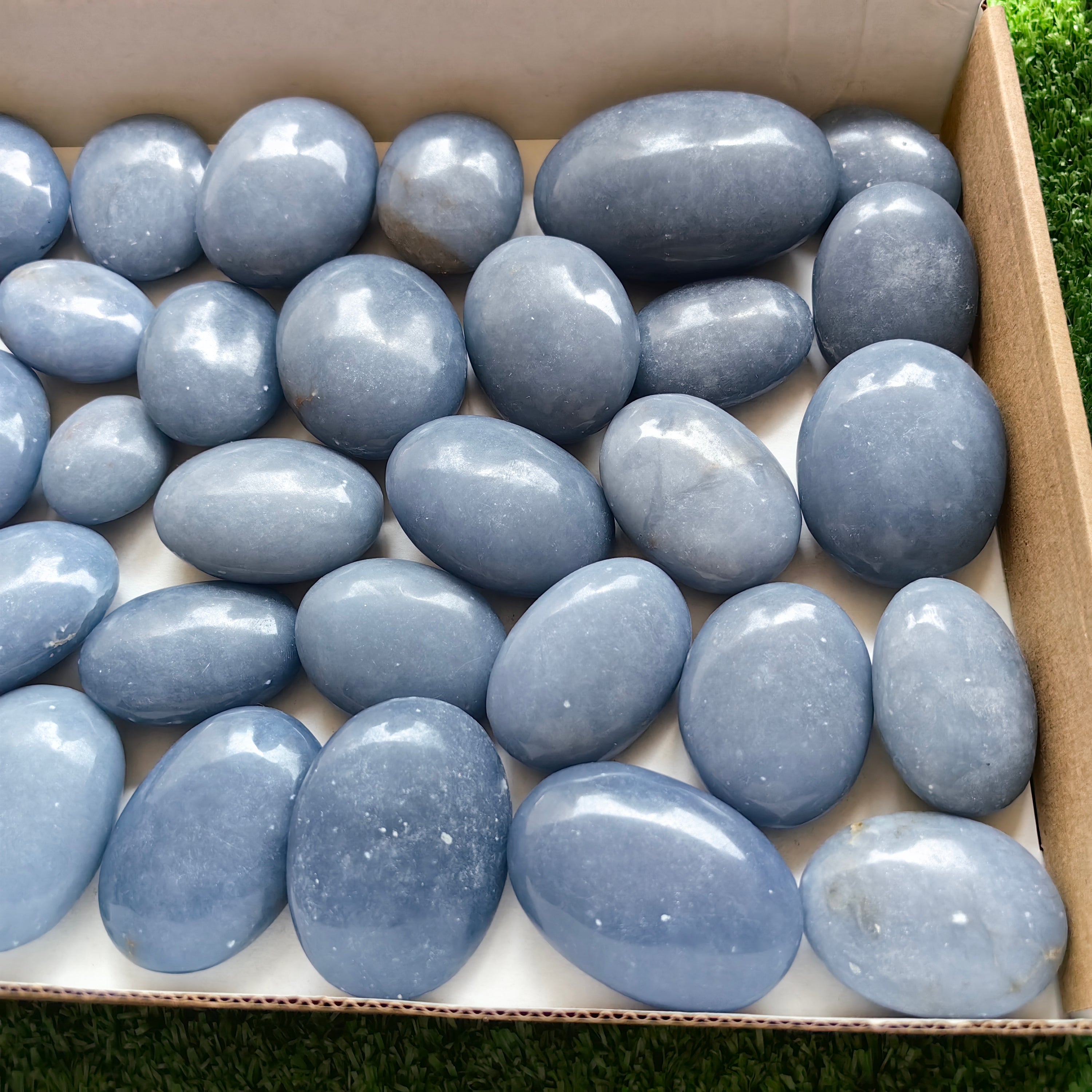 34 pc blue angelite palms