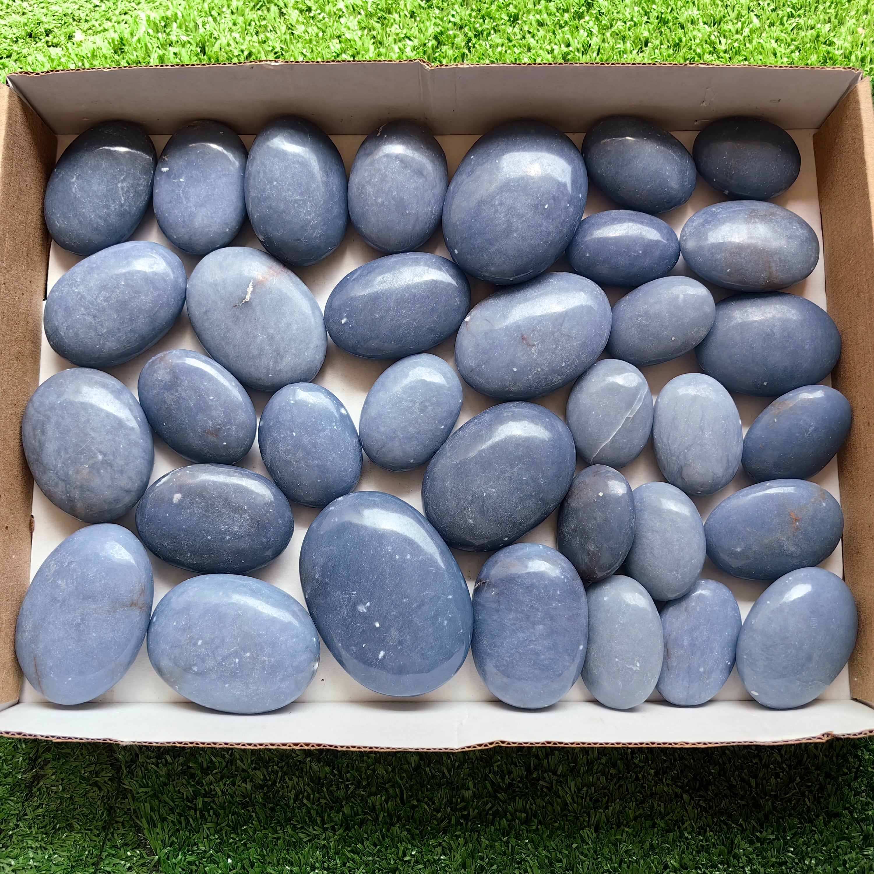 34 pc blue angelite palms