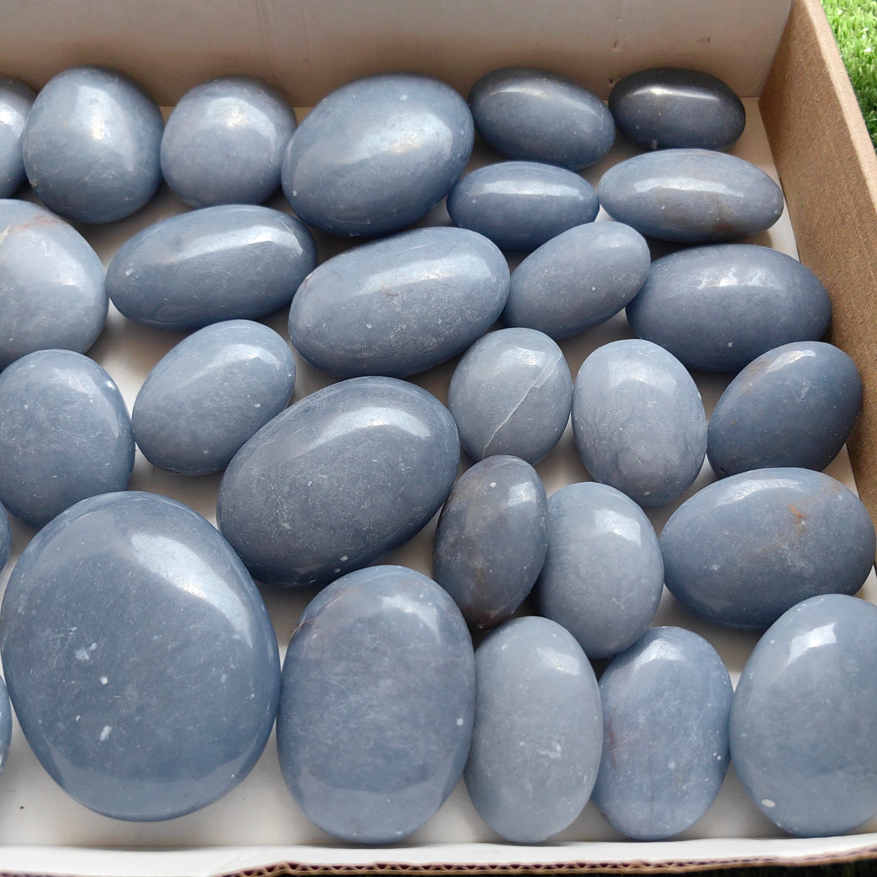 34 pc blue angelite palms